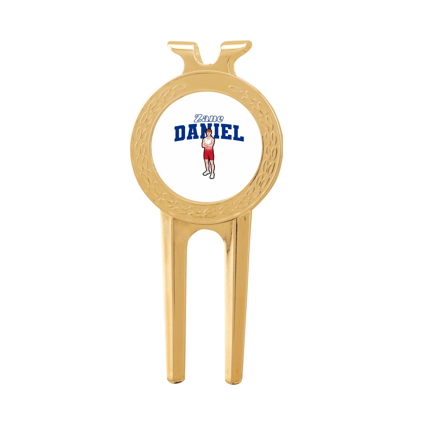 Divot Tool with Ball Marker — Name Arch in Classic