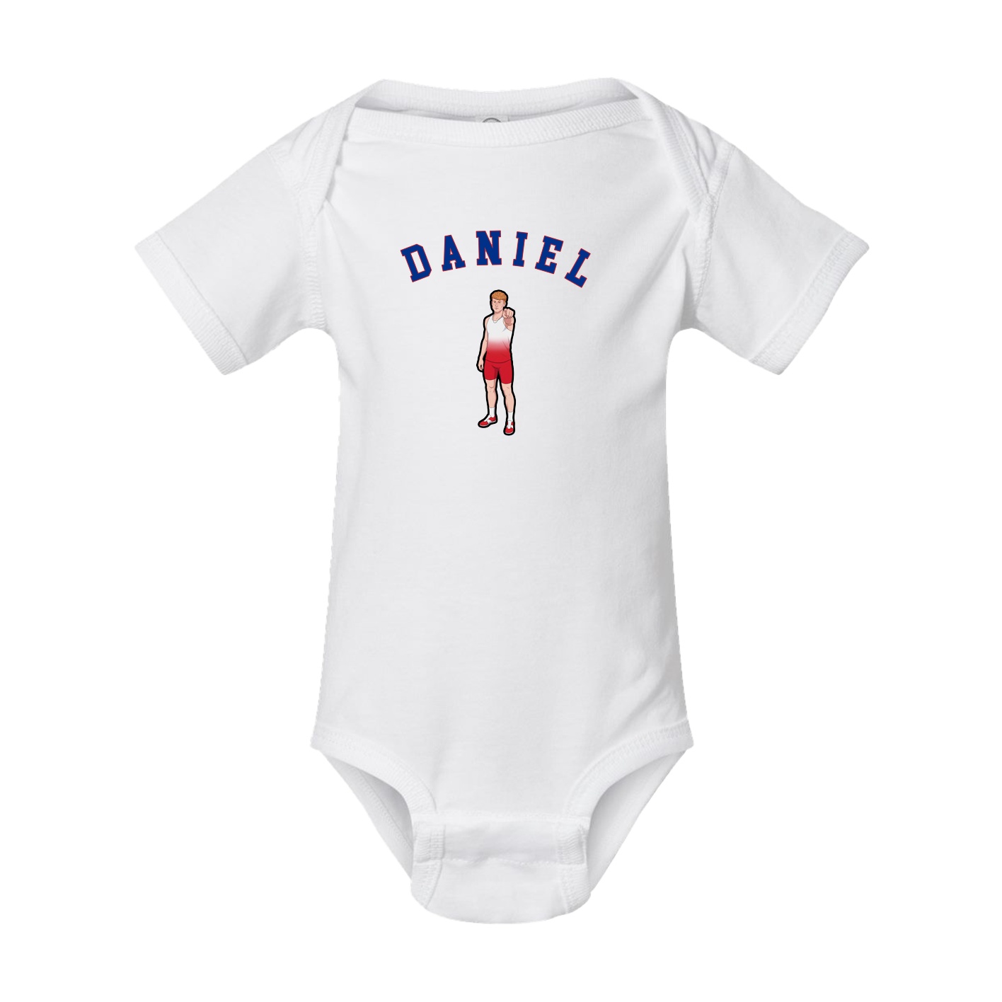 Baby Onesie — Shirsey Arch in White