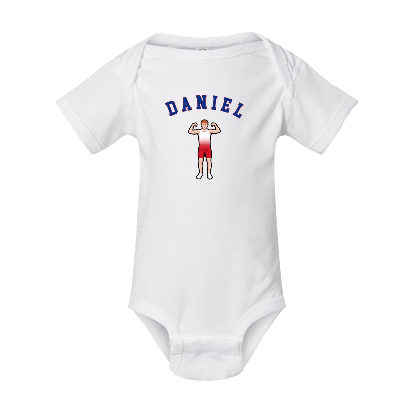 Baby Onesie — Shirsey Arch in White