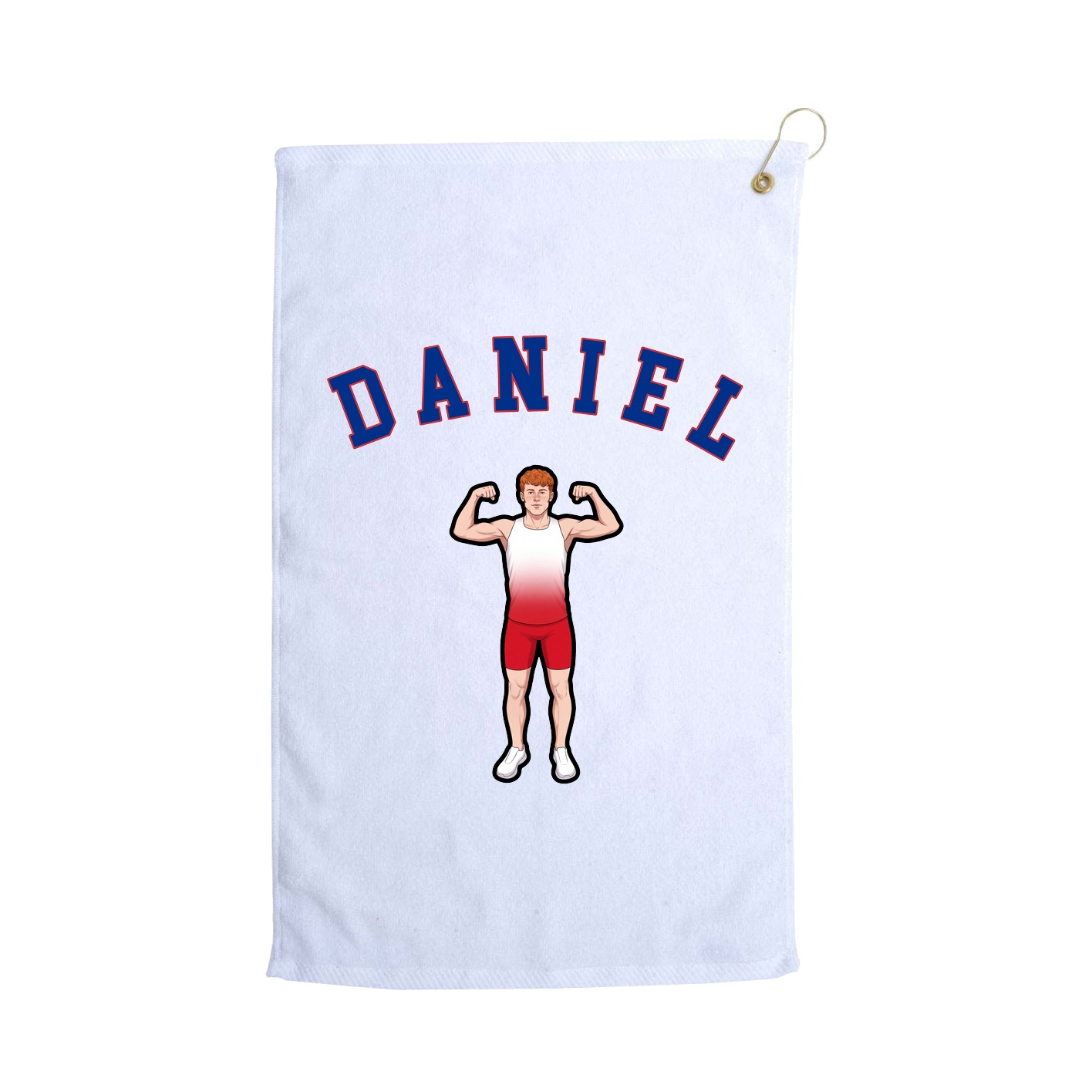Golf Towel — Shirsey Arch in White