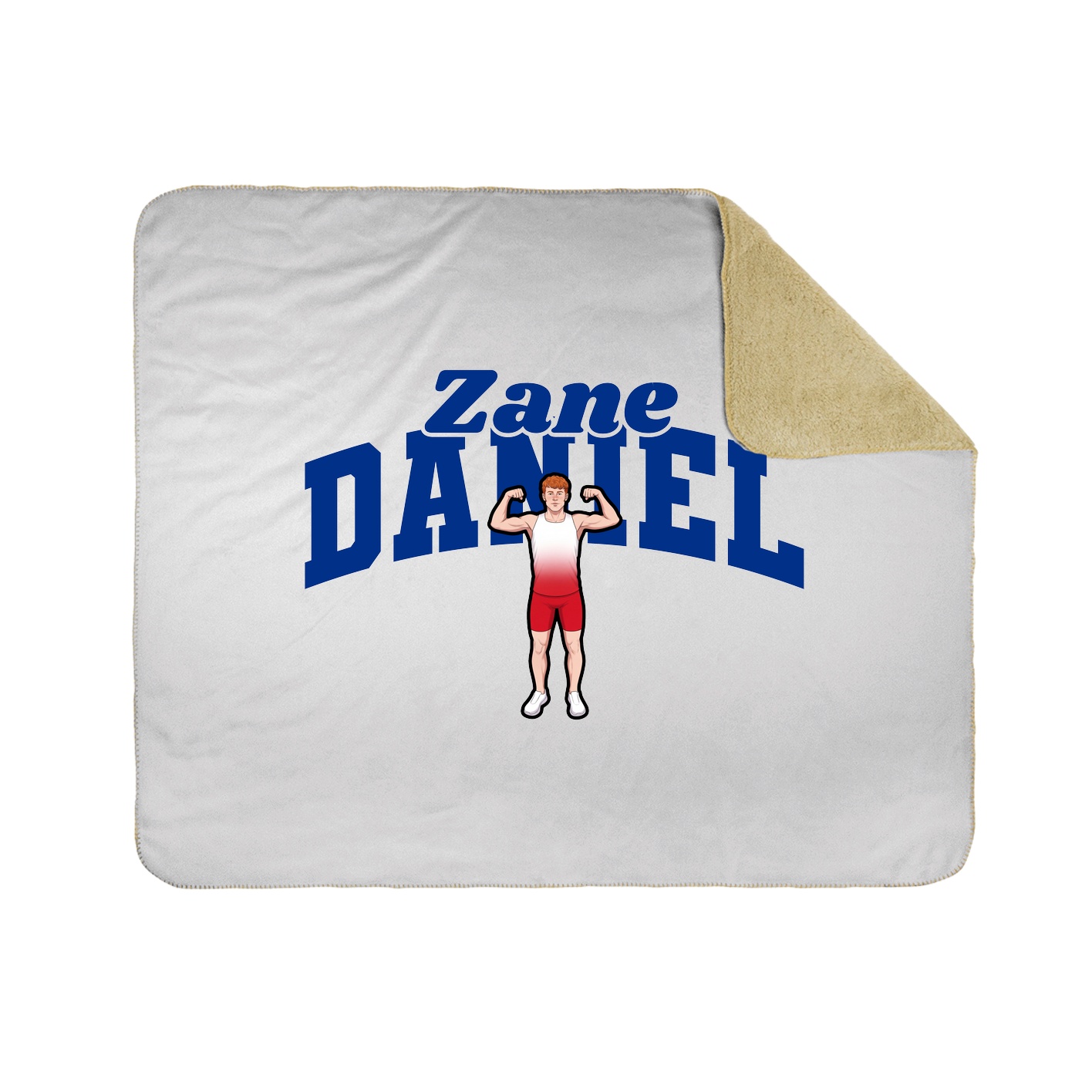 Throw Blanket — Signature Arch in White