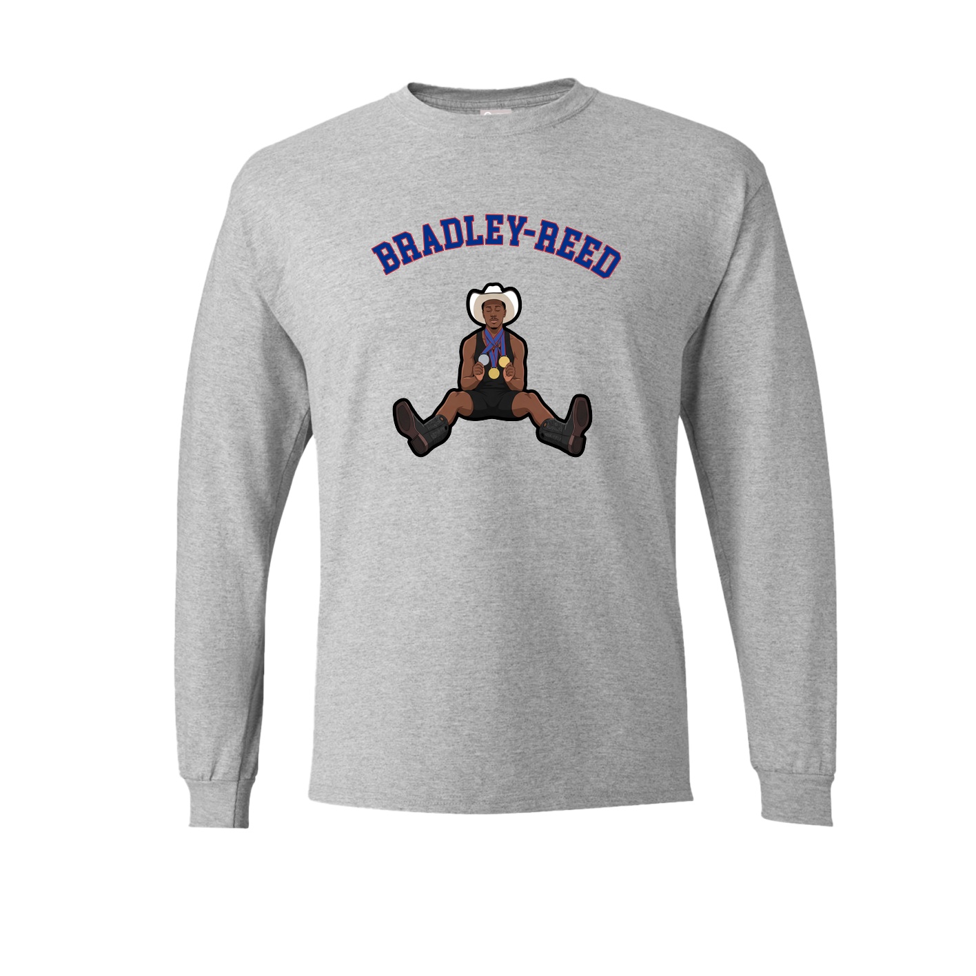 Long Sleeve Tee — Shirsey Arch in Grey