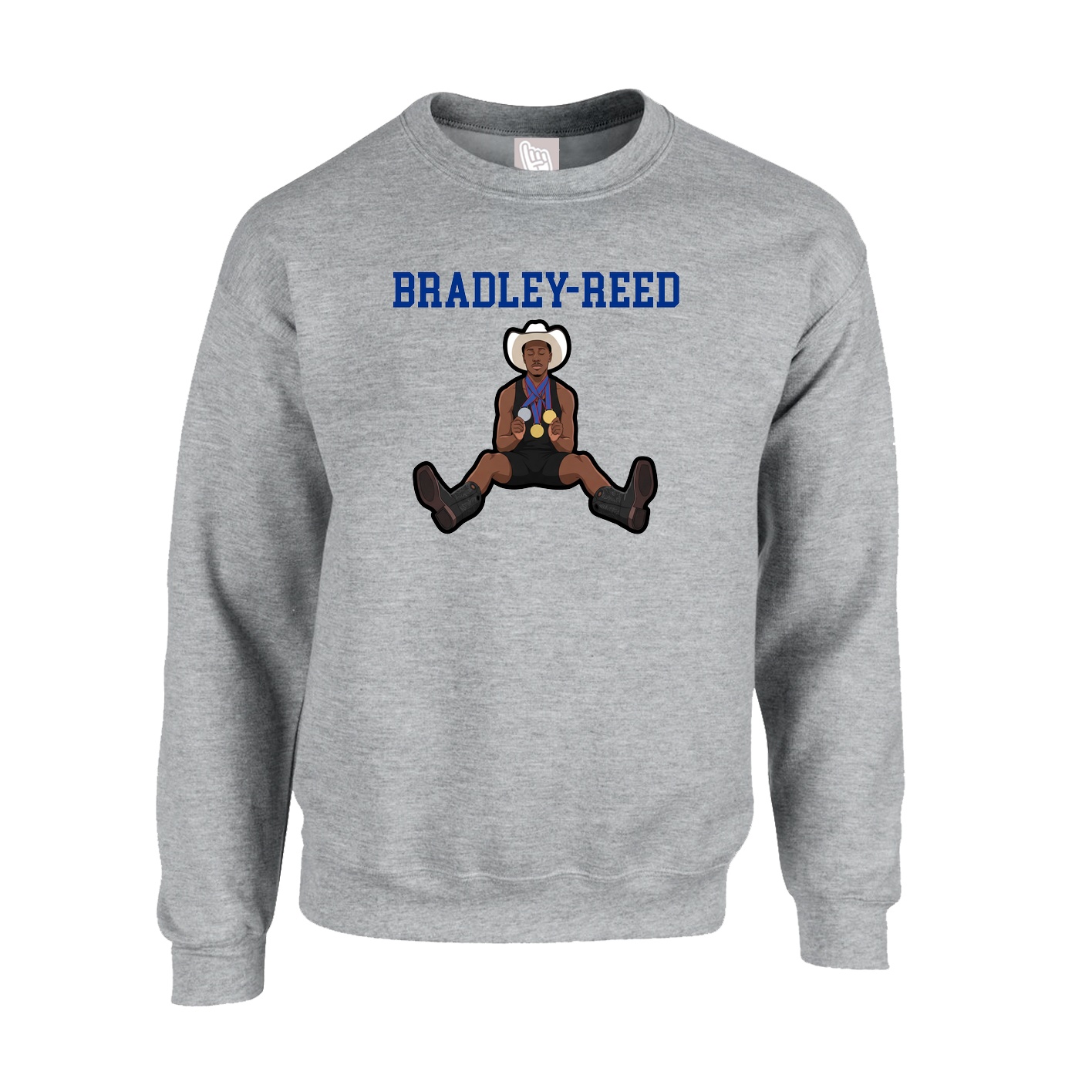 Fleece Crew — Shirsey in Grey