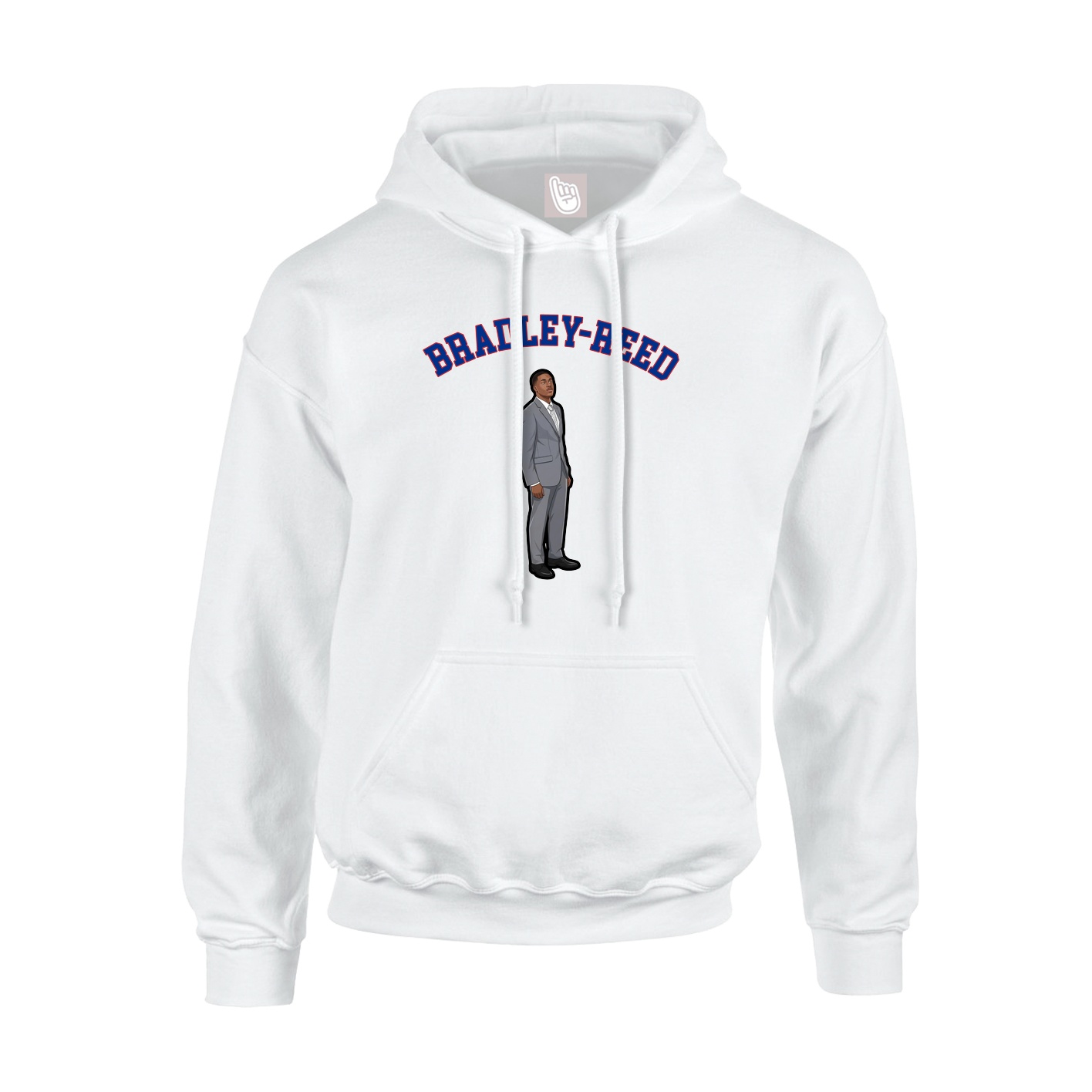 Hoodie — Shirsey Arch in White