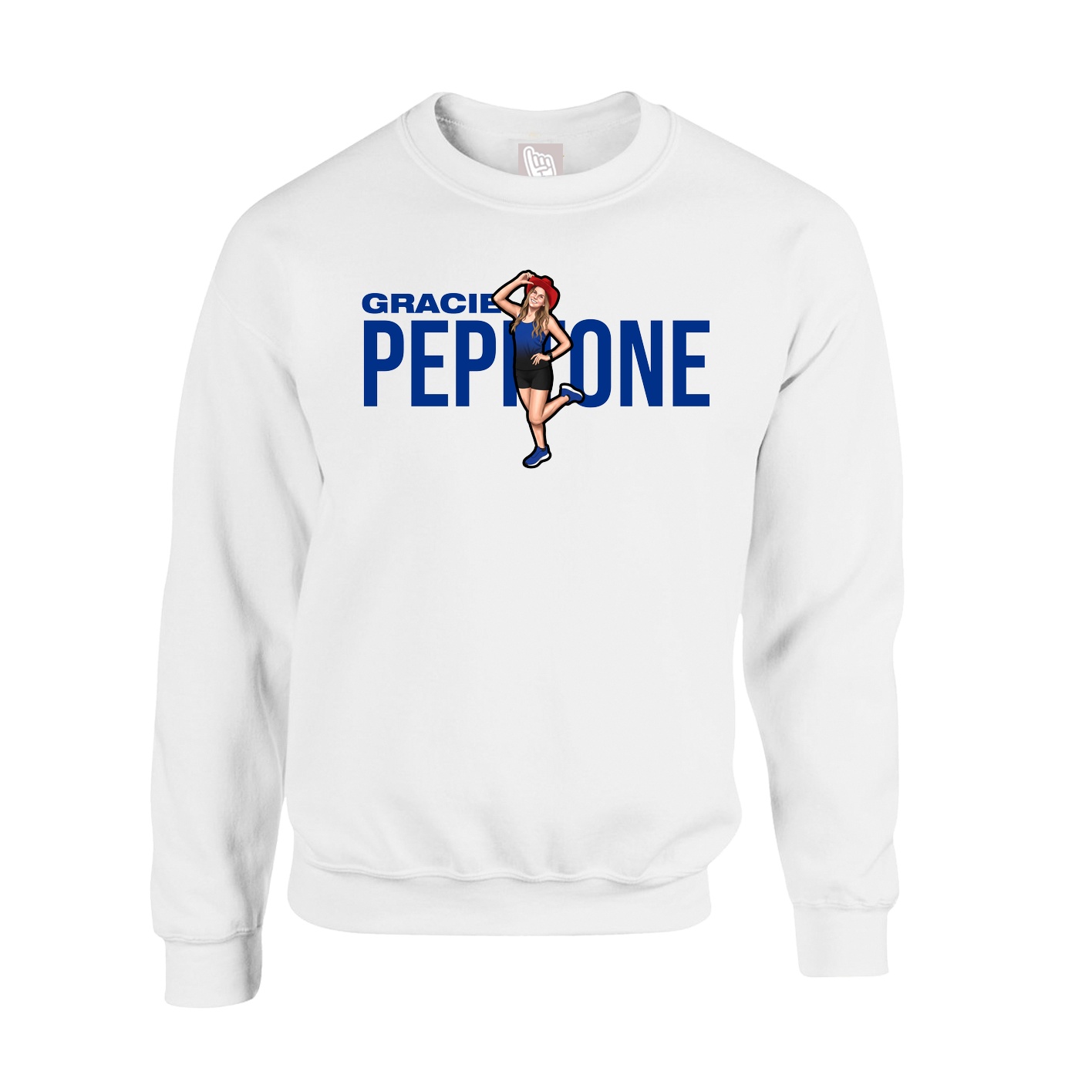 Fleece Crew — Player Name in White