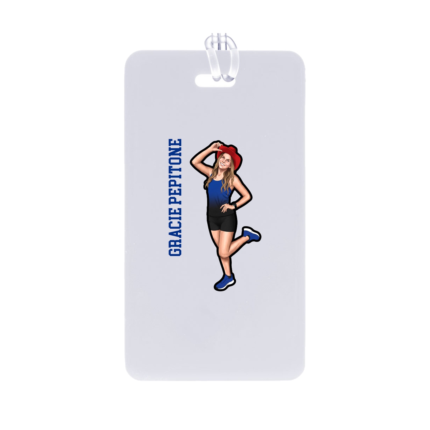 Bag Tag — Name Vertical in Classic