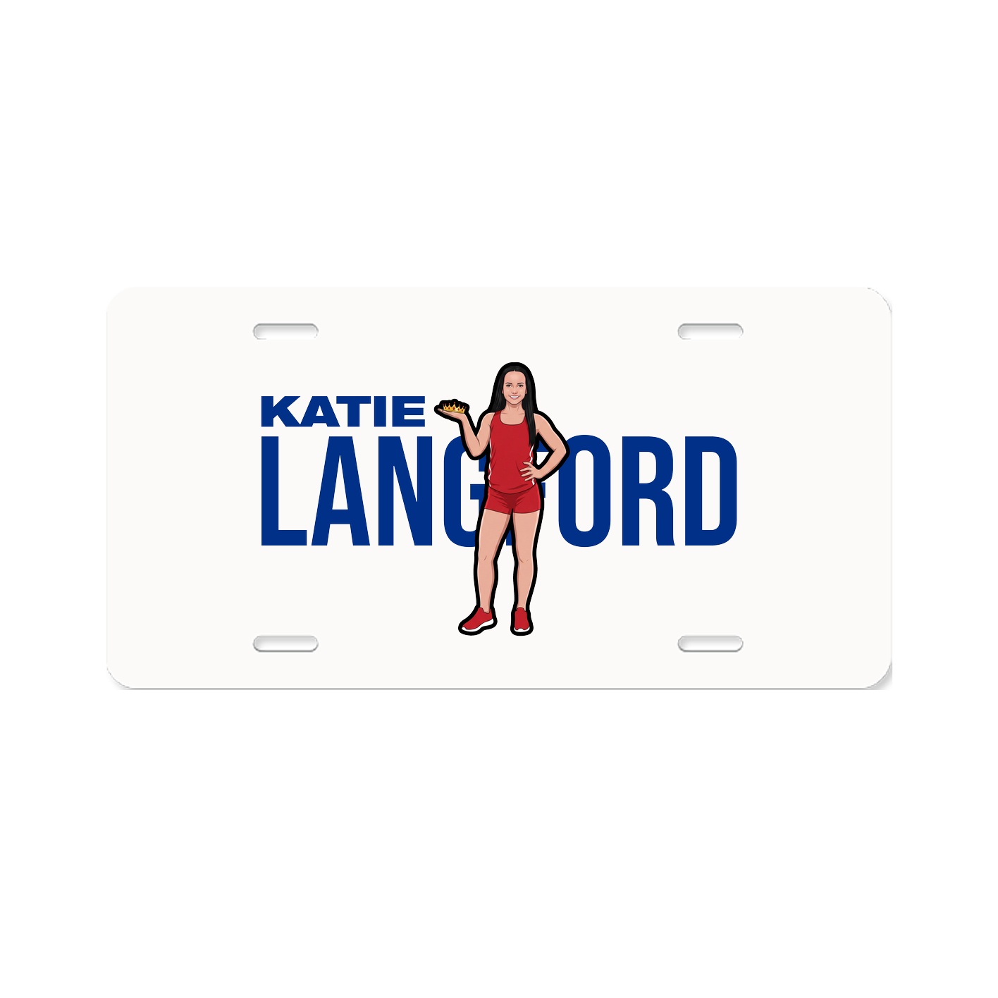 License Plate — Player Name in Classic