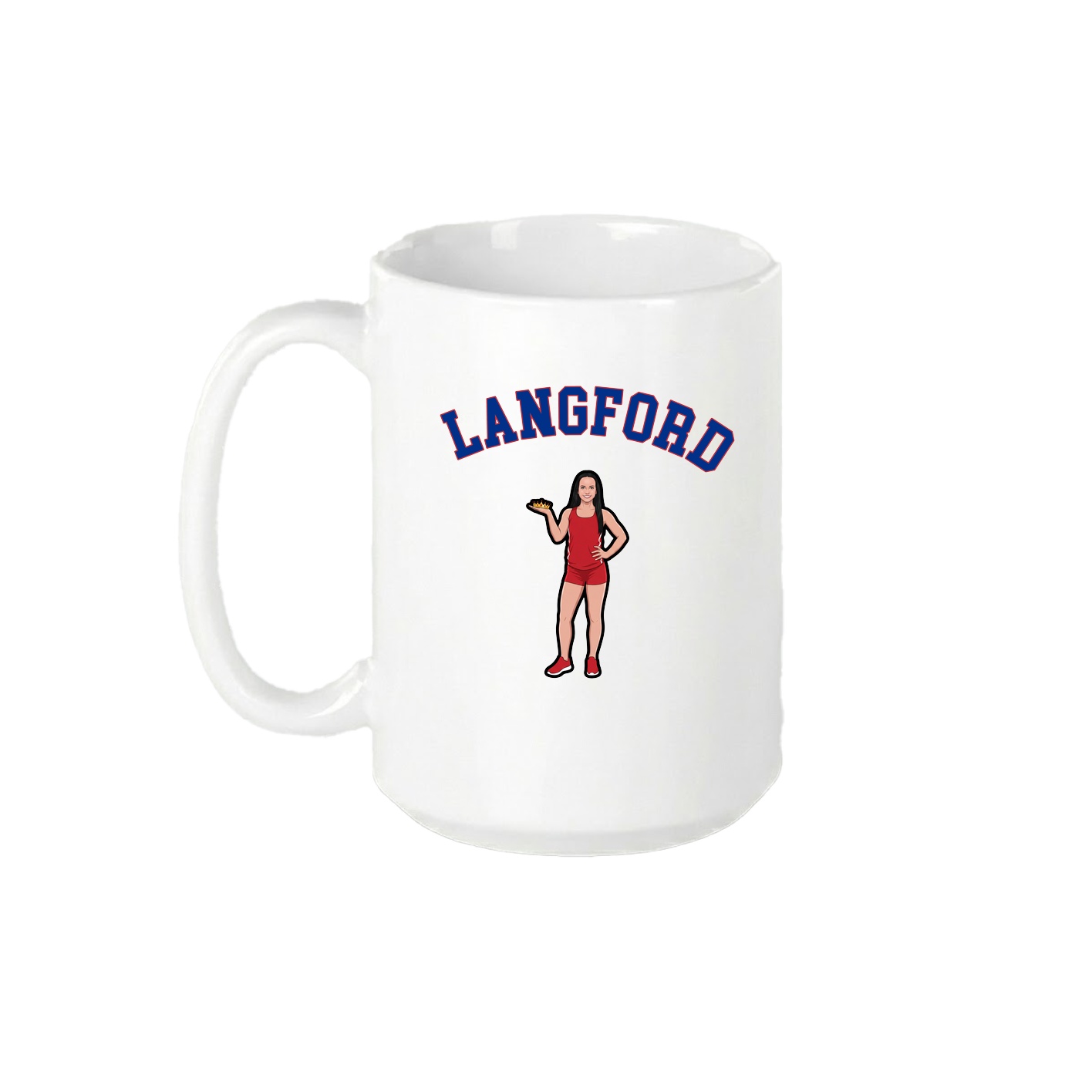 15oz Coffee Mug — Shirsey Arch in White
