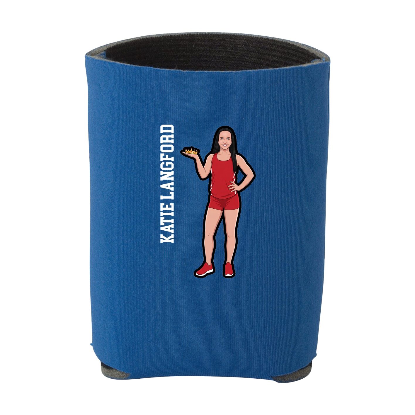 Can Holder — Name Vertical in Royal