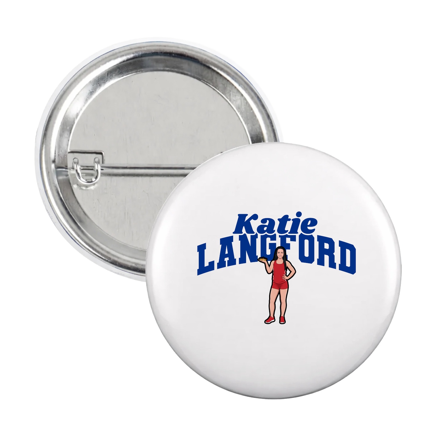 Game Day Button — Signature Arch in White