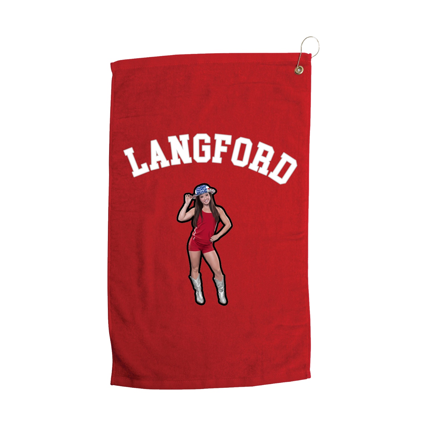 Golf Towel — Shirsey Arch in Red