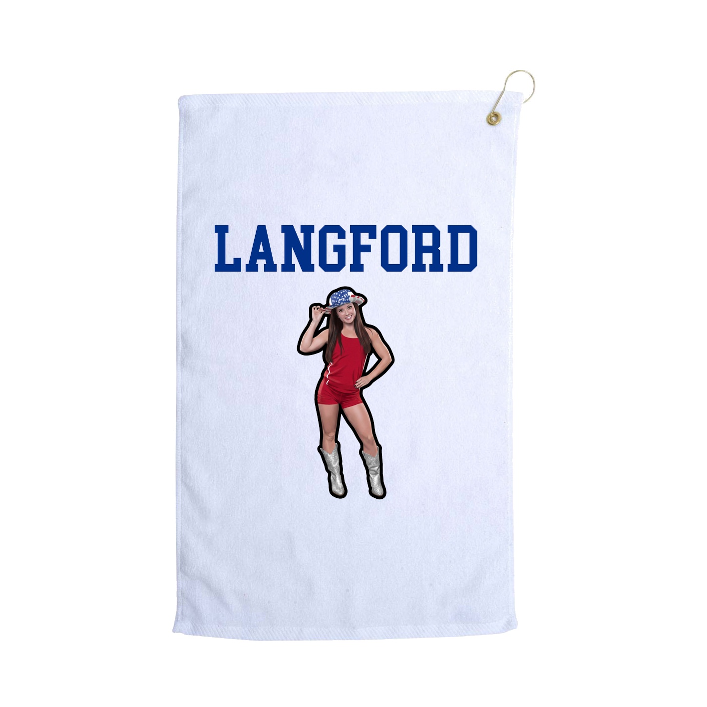 Golf Towel — Shirsey in White