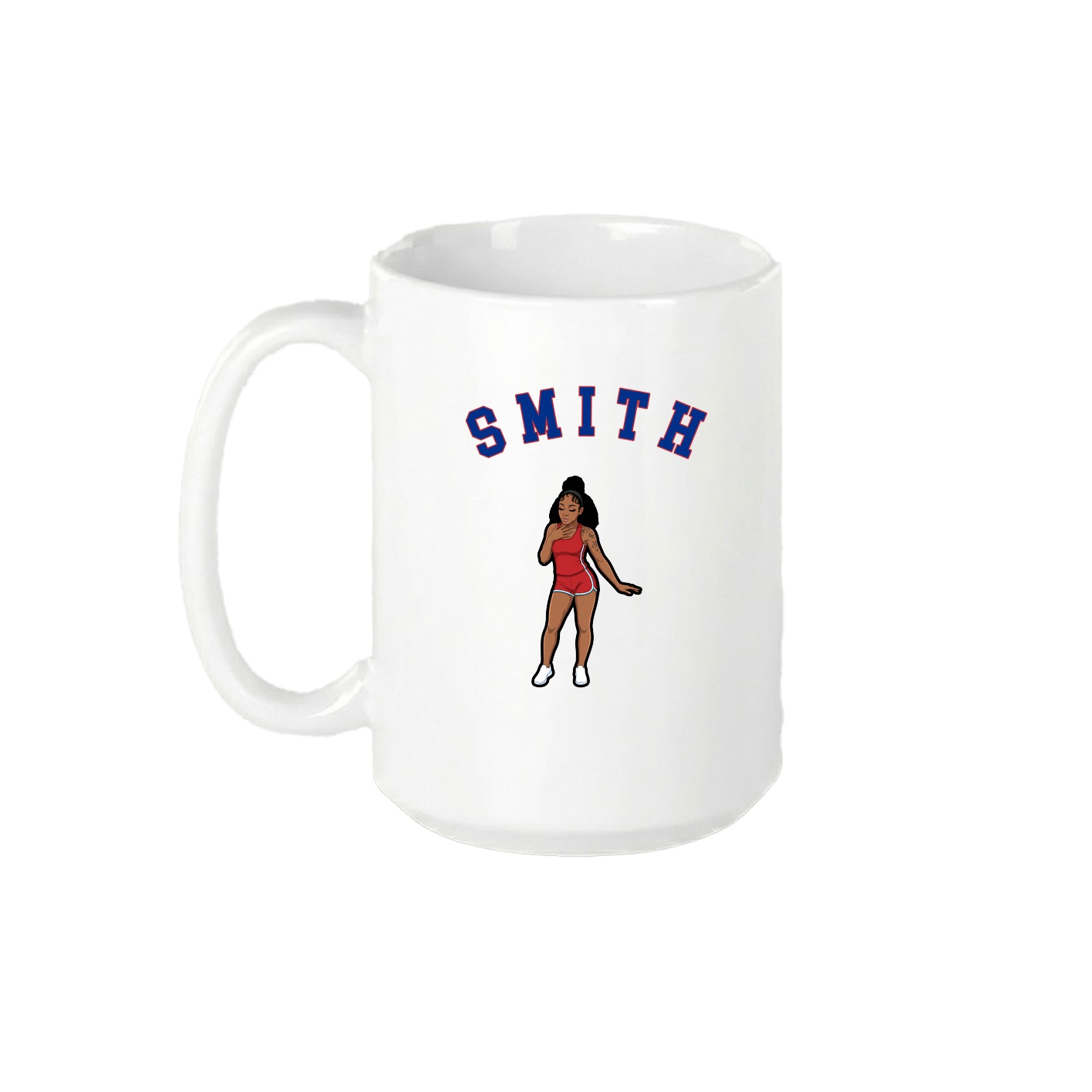 15oz Coffee Mug — Shirsey Arch in White