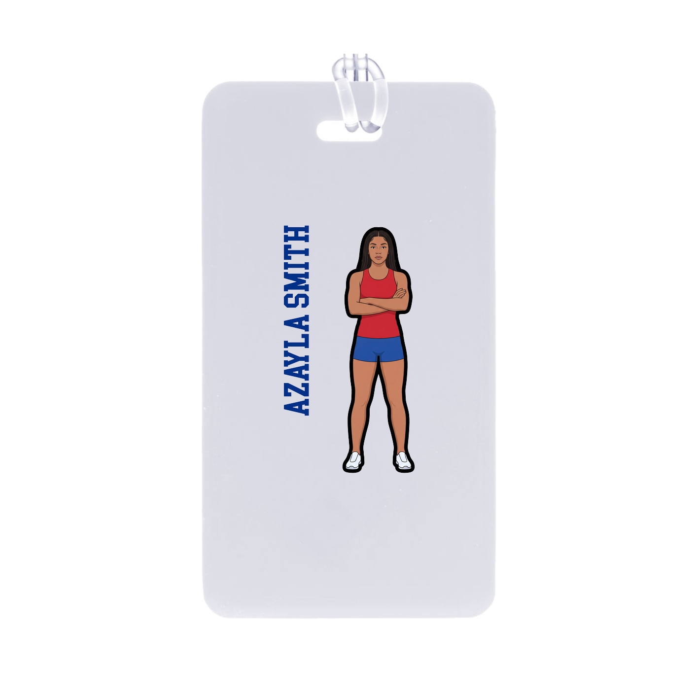 Bag Tag — Name Vertical in Classic