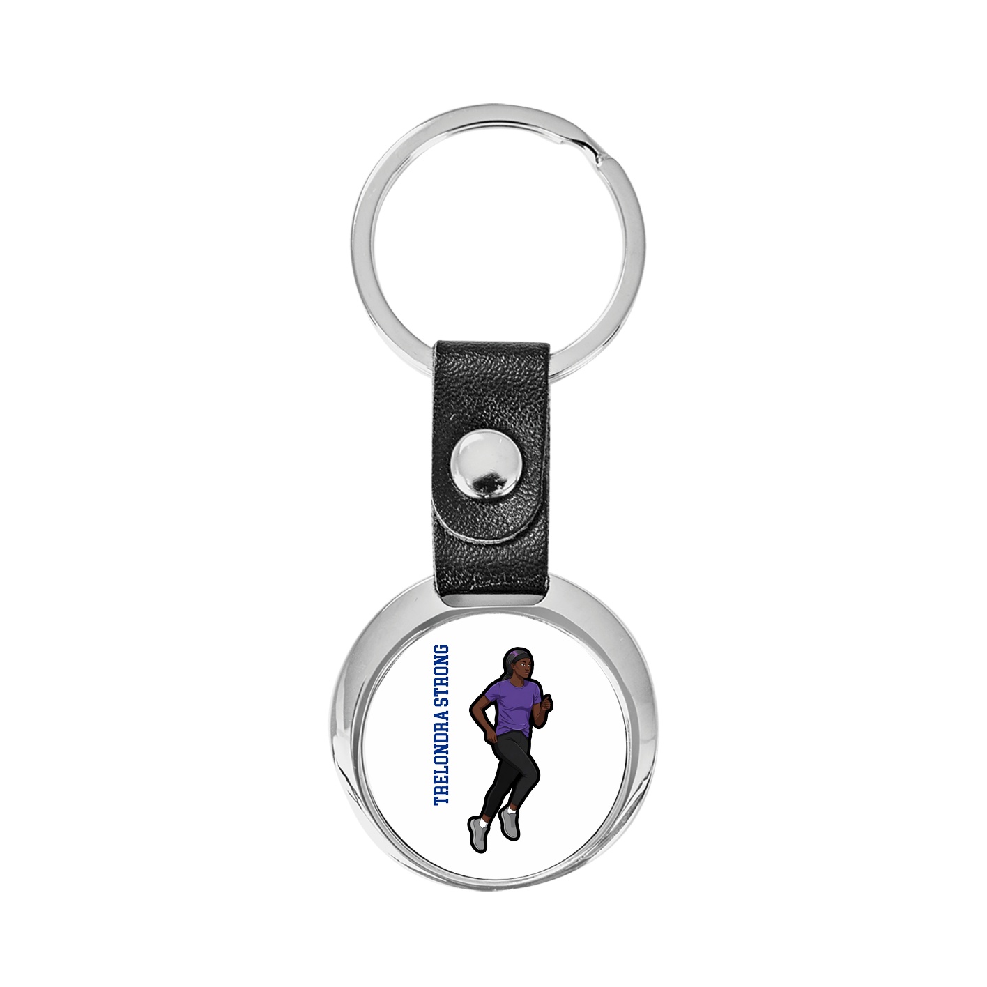 Key Chain — Name Vertical in Classic