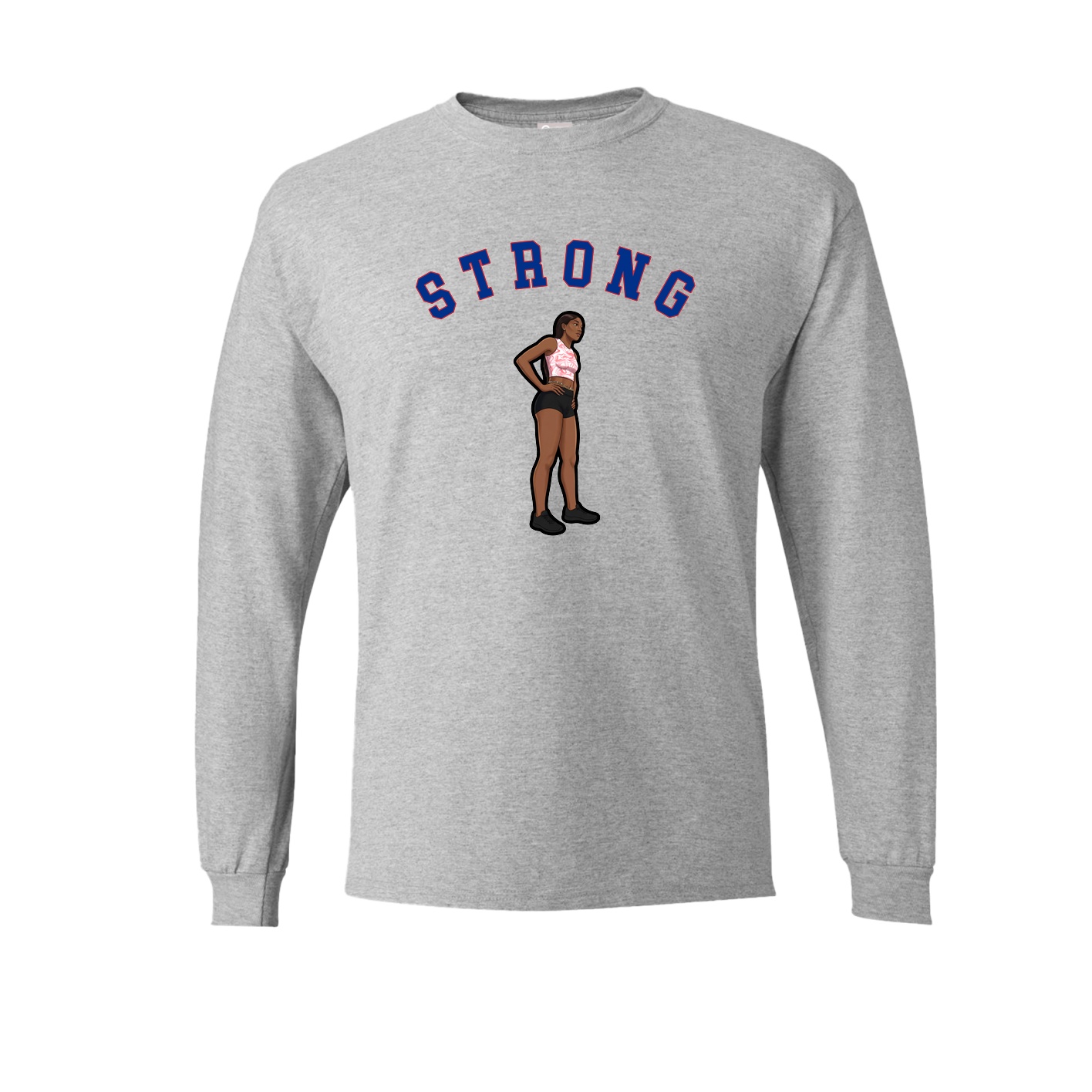 Long Sleeve Tee — Shirsey Arch in Grey