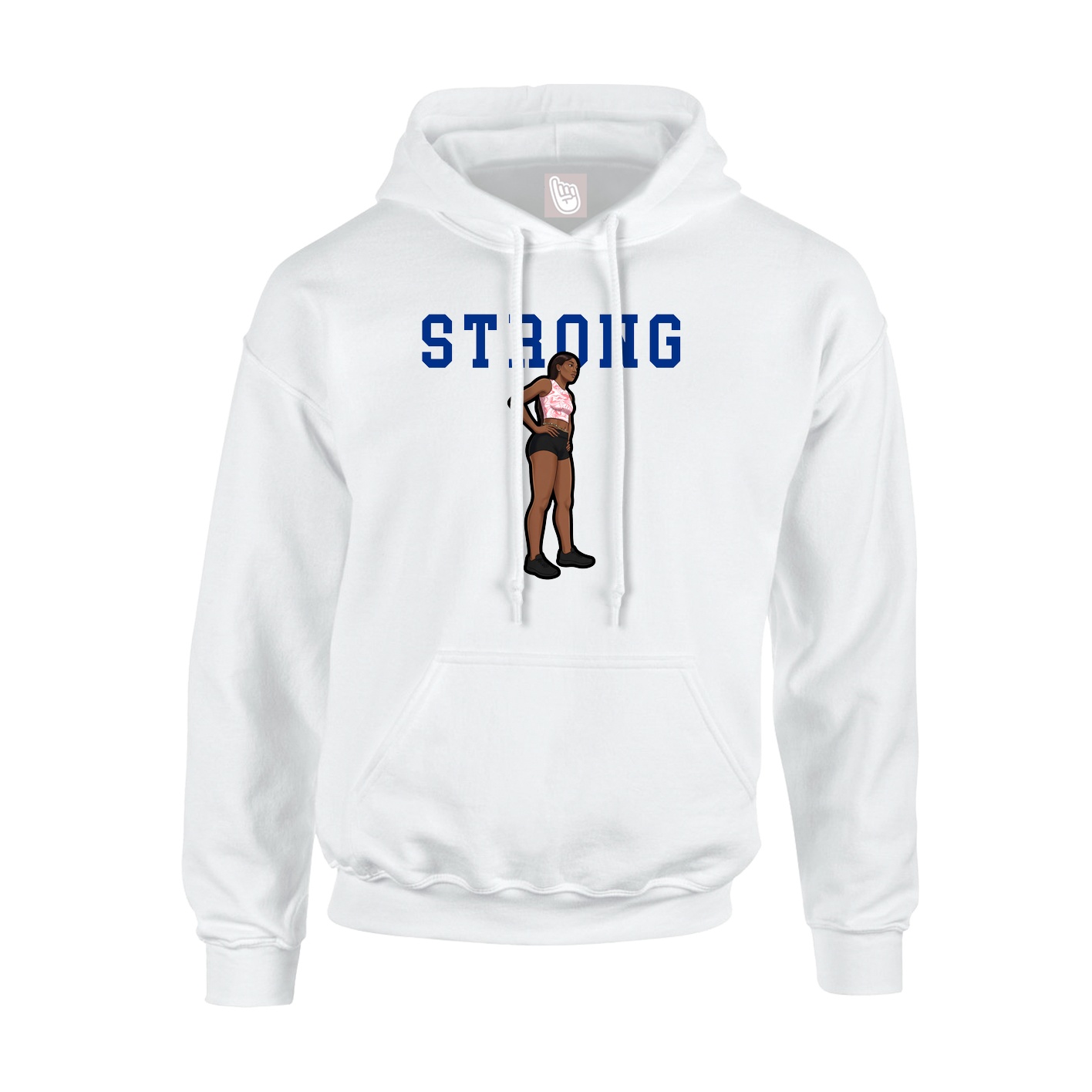 Hoodie — Shirsey in White