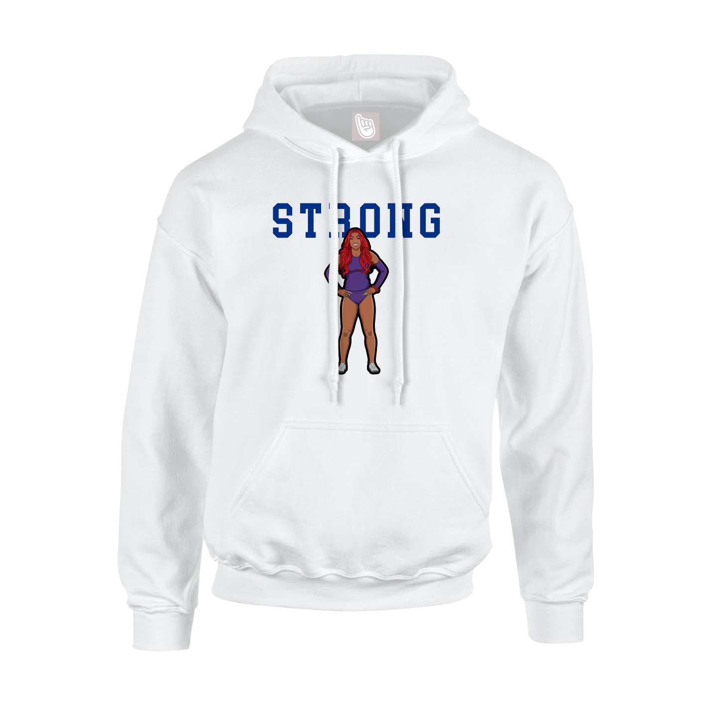 Hoodie — Shirsey in White