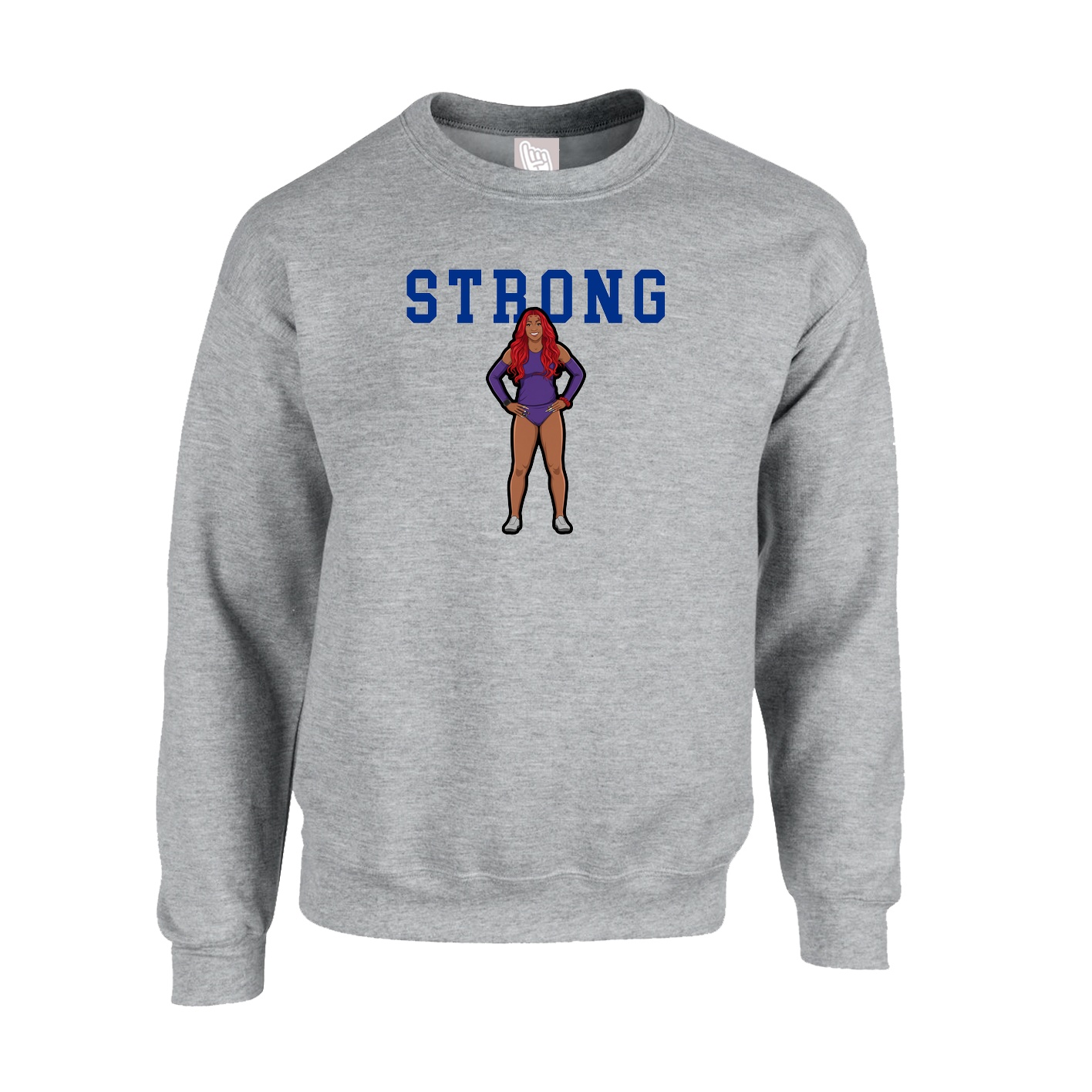 Fleece Crew — Shirsey in Grey