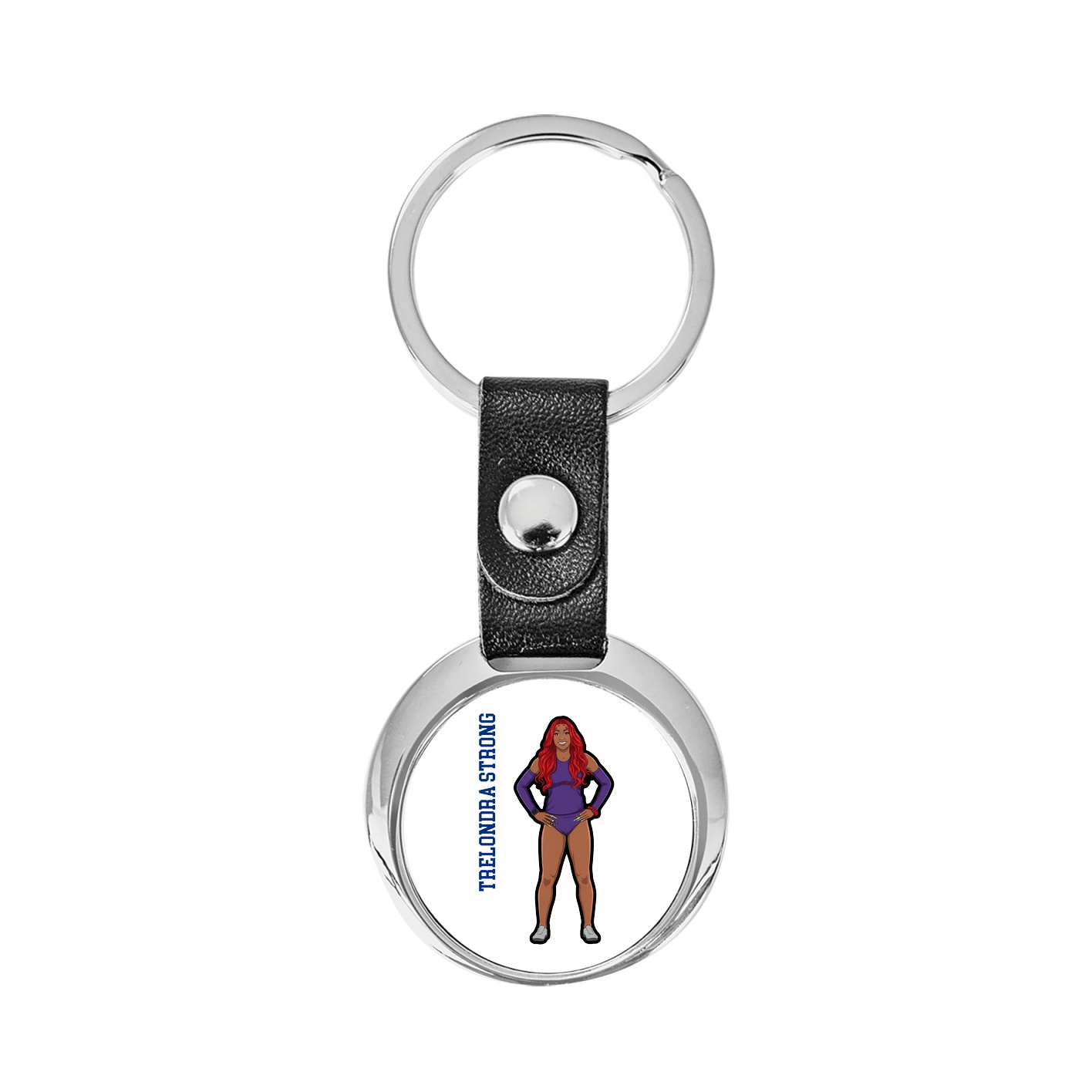 Key Chain — Name Vertical in Classic