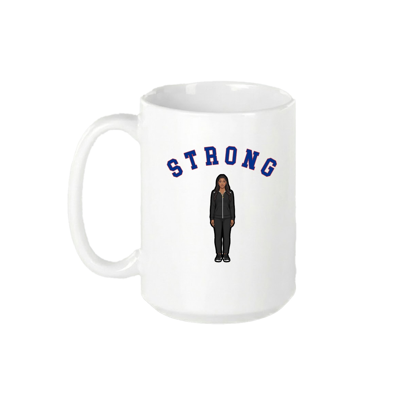 15oz Coffee Mug — Shirsey Arch in White