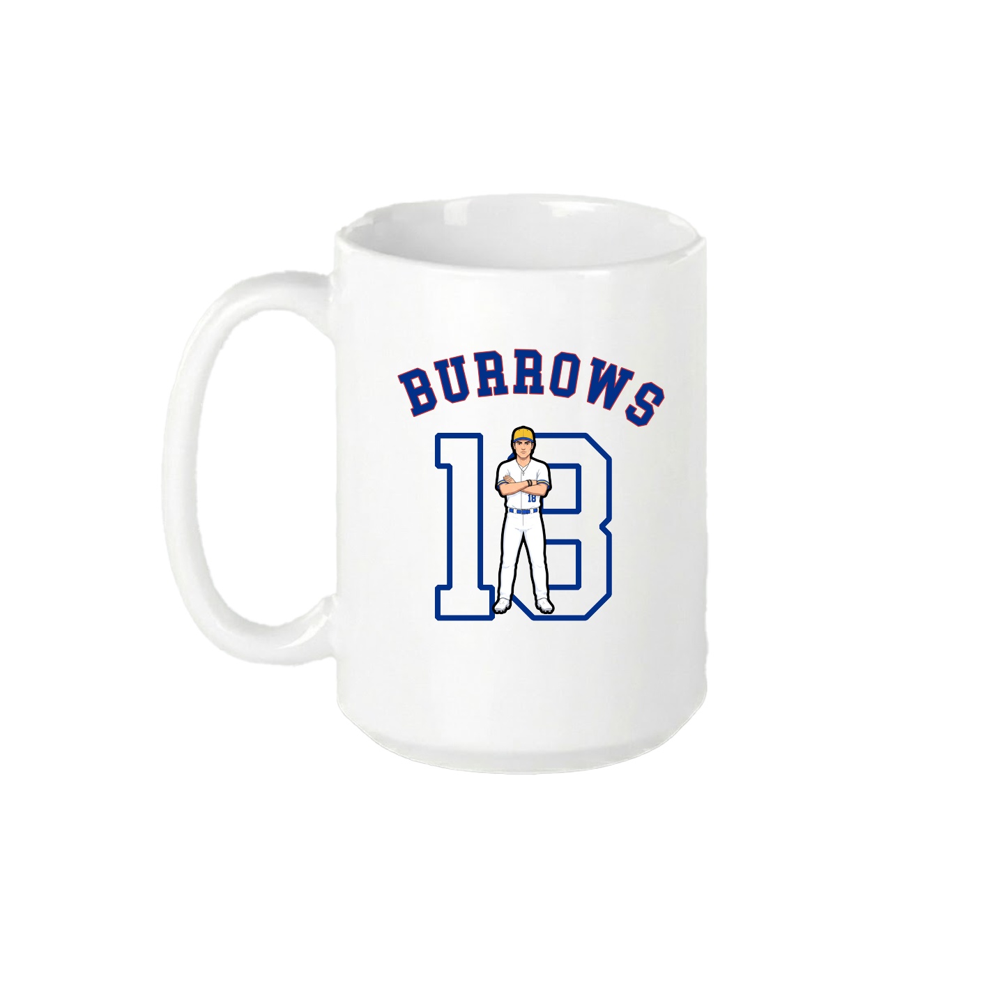 15oz Coffee Mug — Shirsey Arch in White