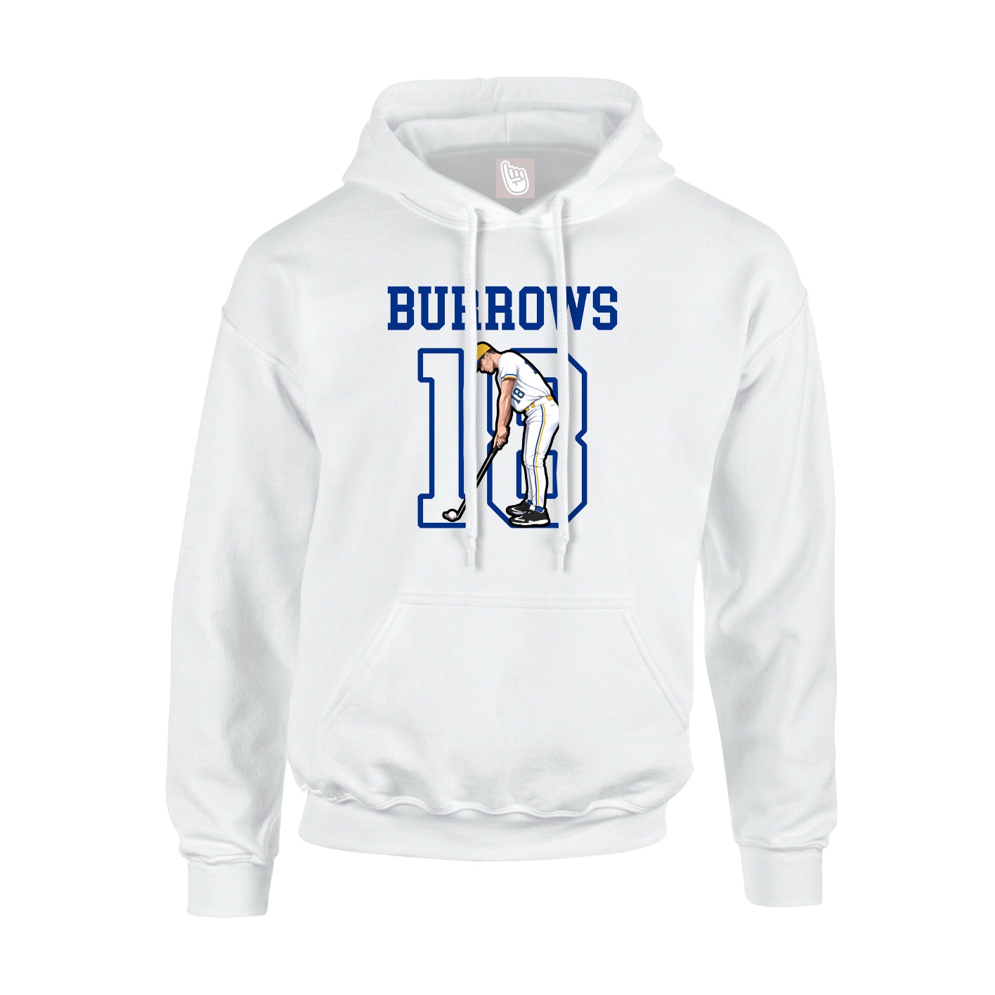 Hoodie — Shirsey in White