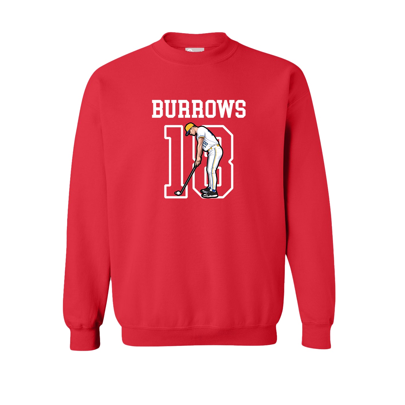Fleece Crew — Shirsey in Red