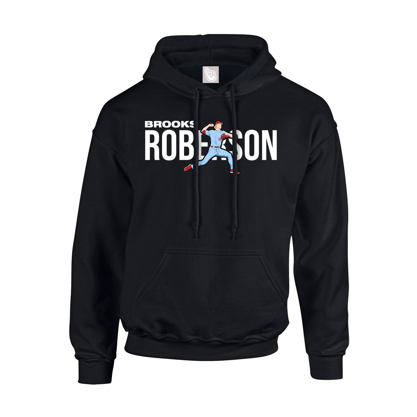 Youth Hoodie — Player Name in Black