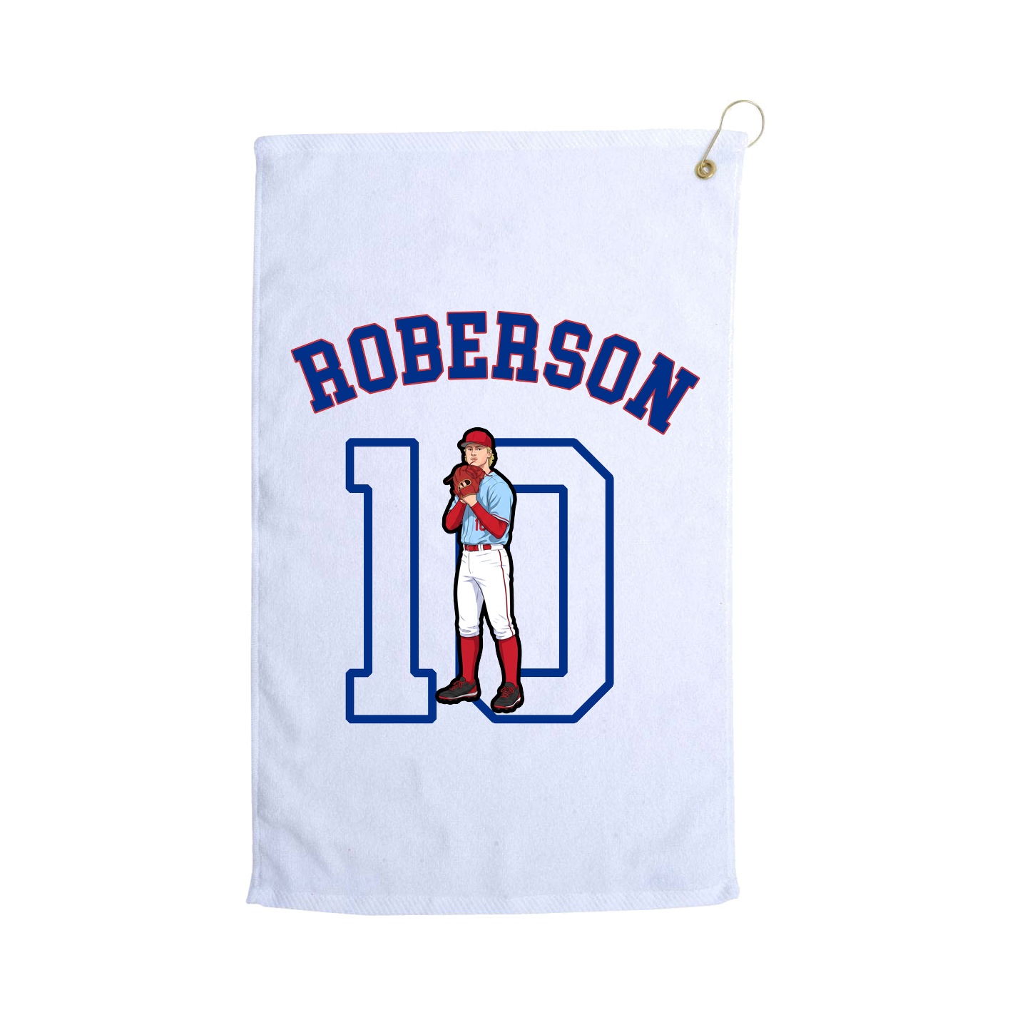 Golf Towel — Shirsey Arch in White
