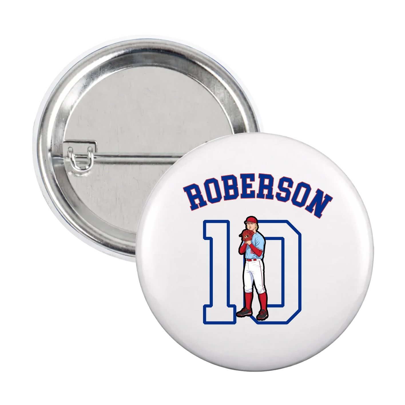 Game Day Button — Shirsey Arch in White