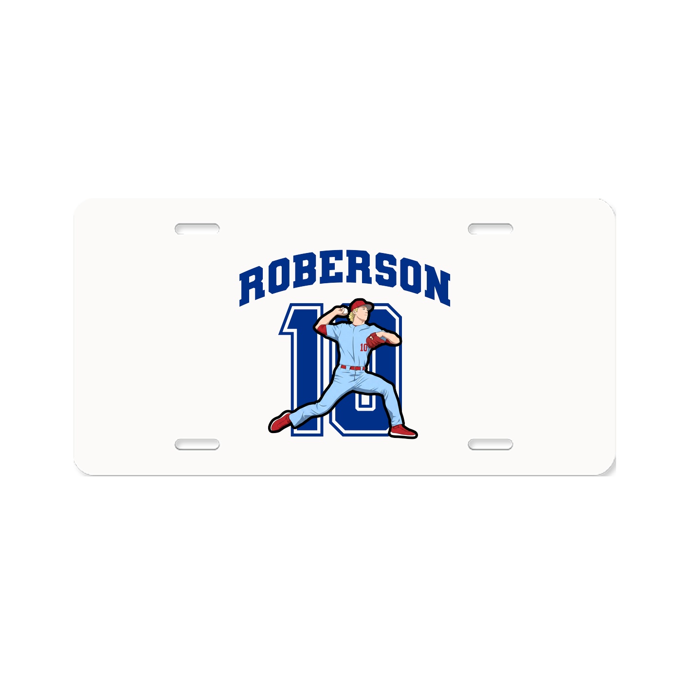 License Plate — Number in Classic