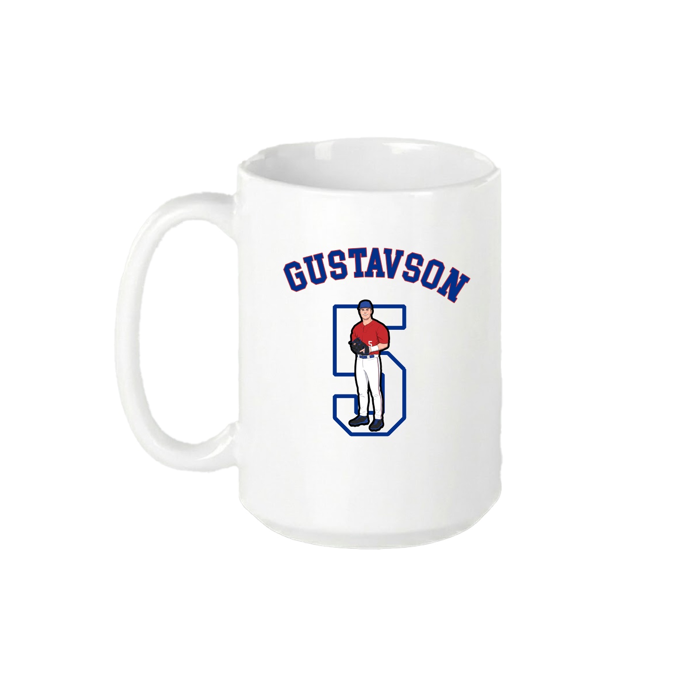15oz Coffee Mug — Shirsey Arch in White