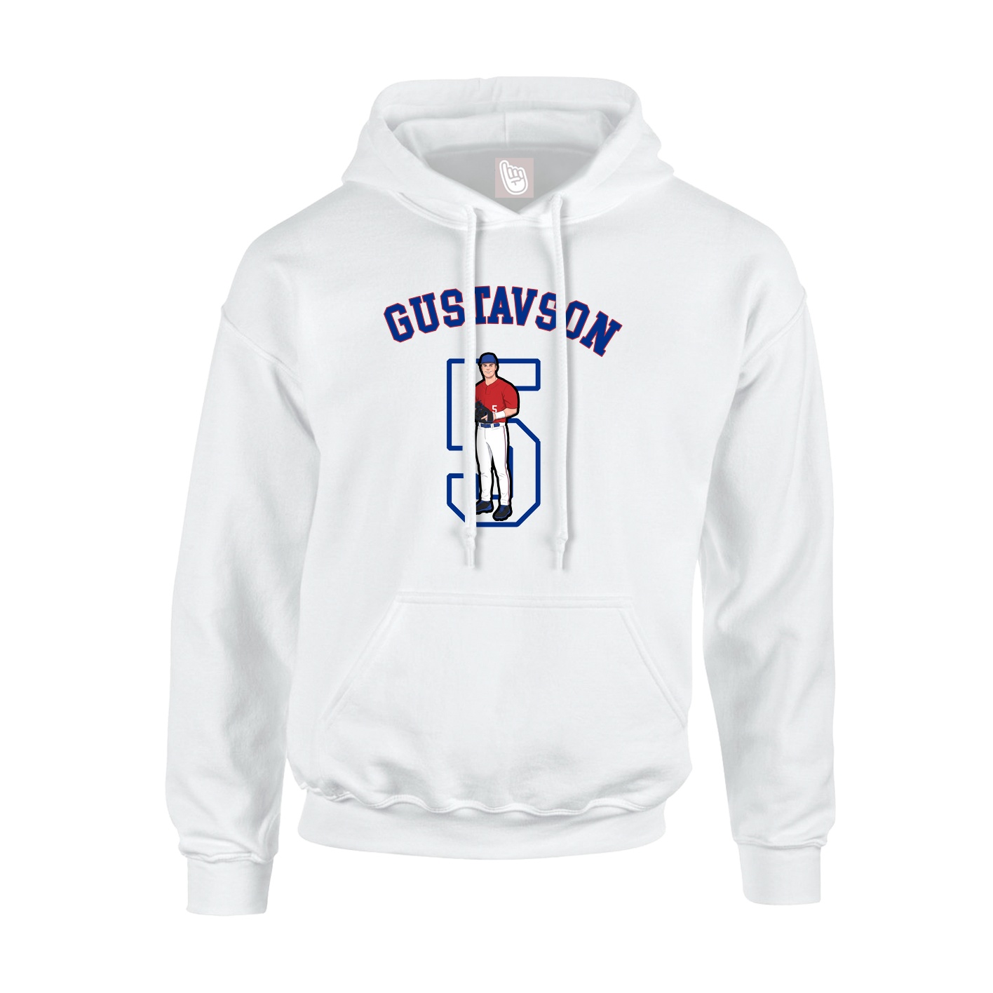 Youth Hoodie — Shirsey Arch in White