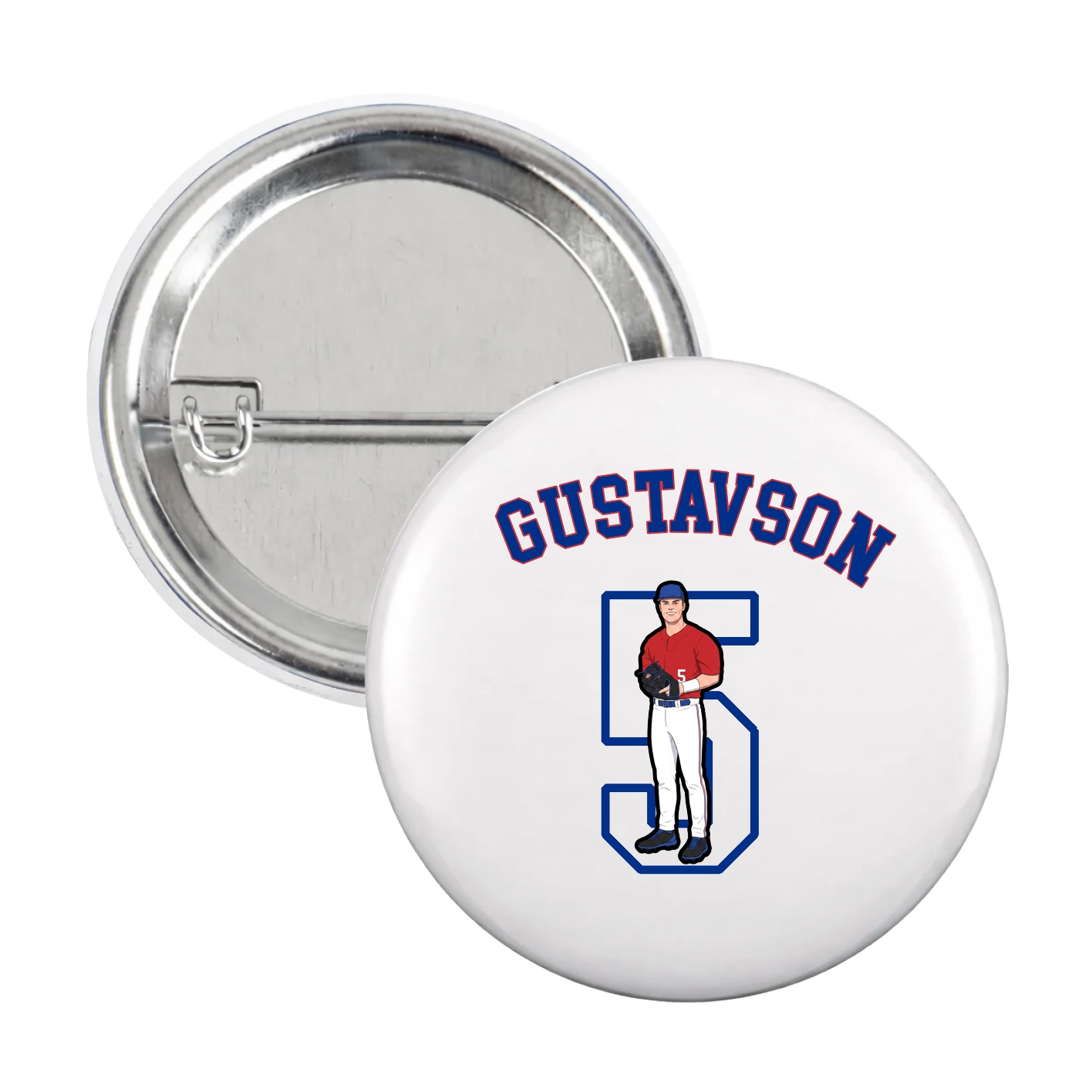 Game Day Button — Shirsey Arch in White