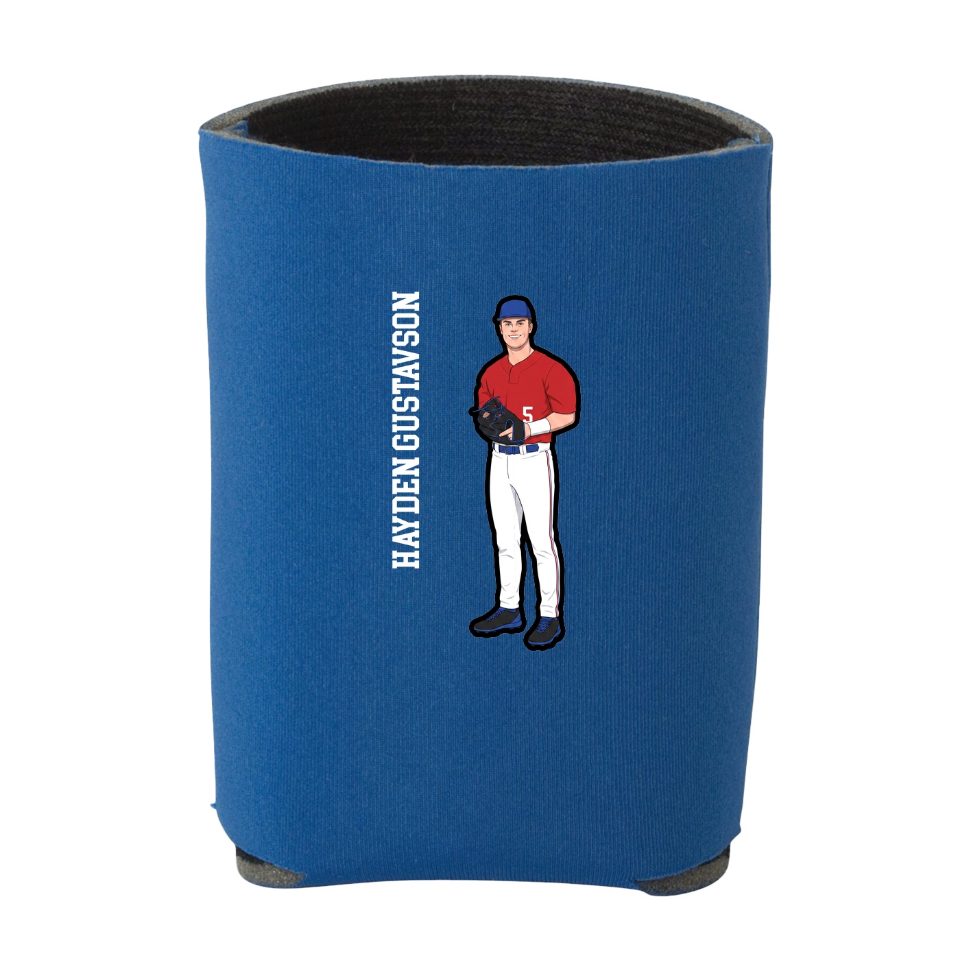 Can Holder — Name Vertical in Royal