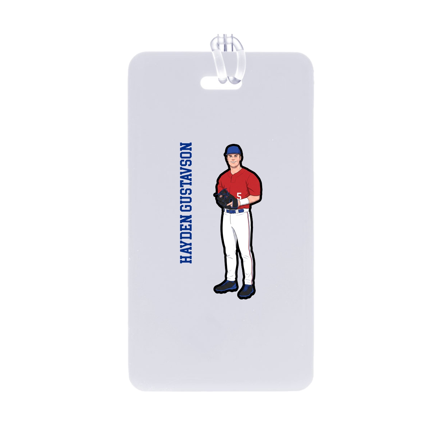 Bag Tag — Name Vertical in Classic