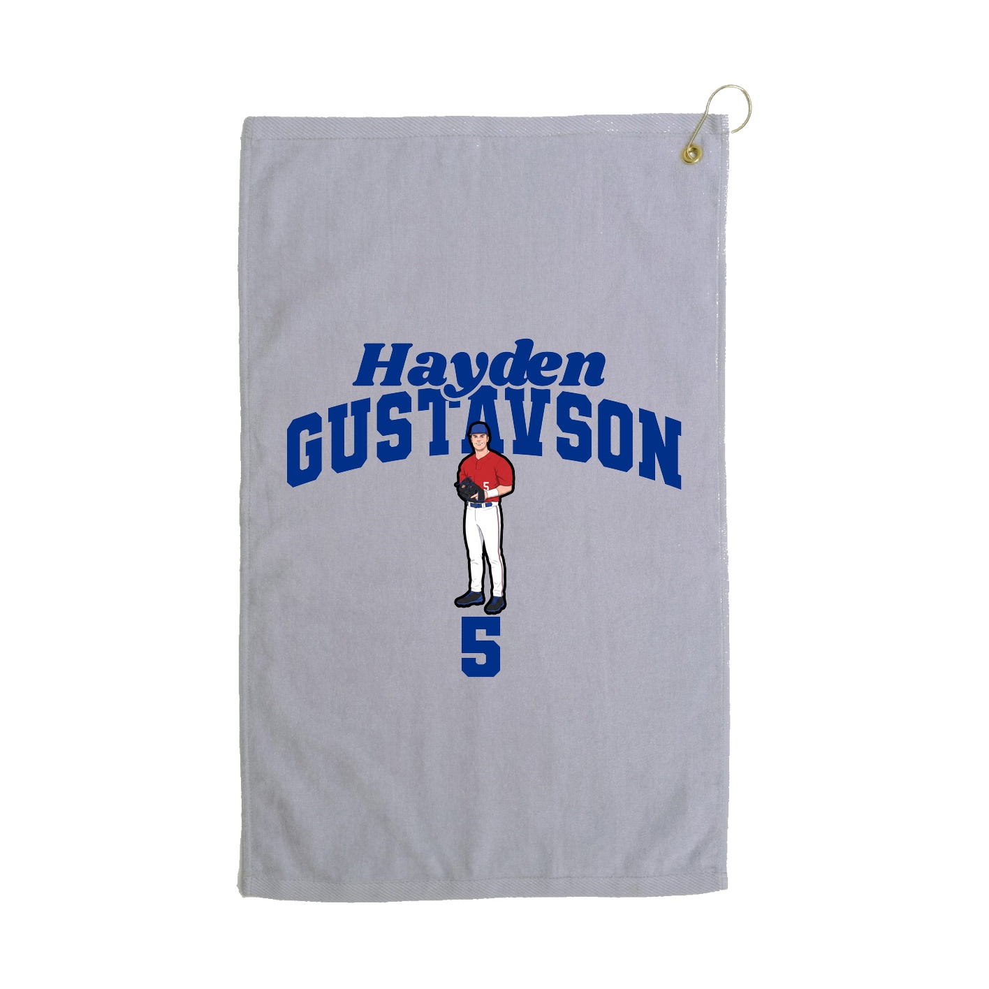Golf Towel — Signature Arch in Grey