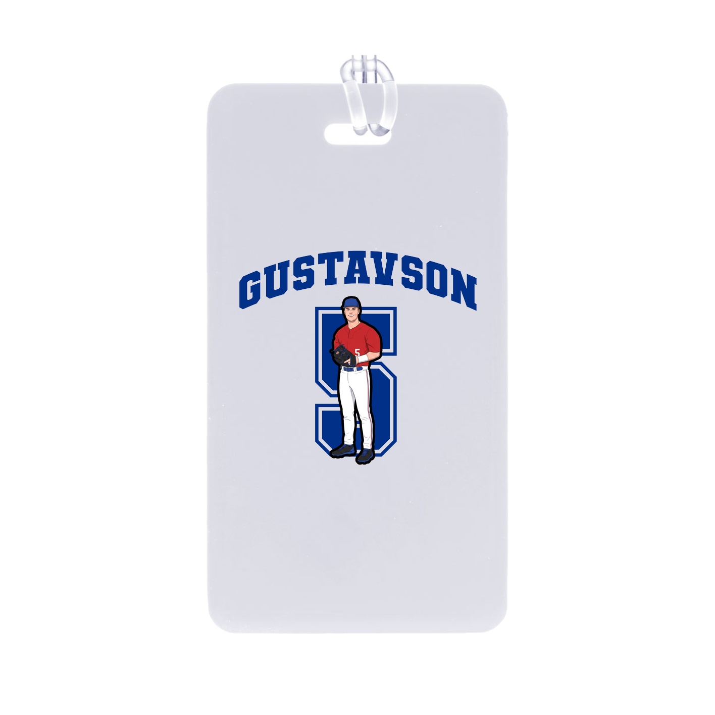 Bag Tag — Number in Classic