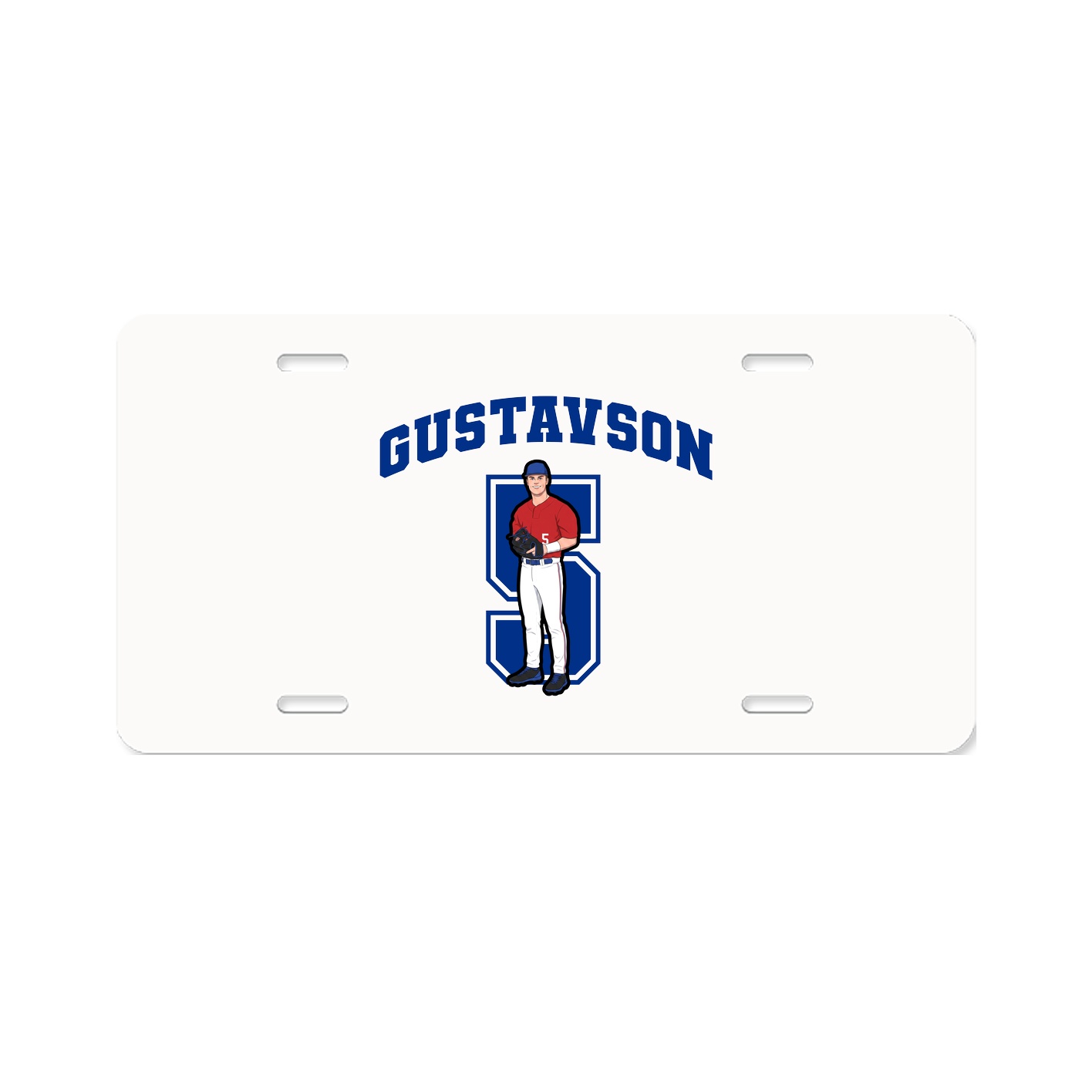 License Plate — Number in Classic