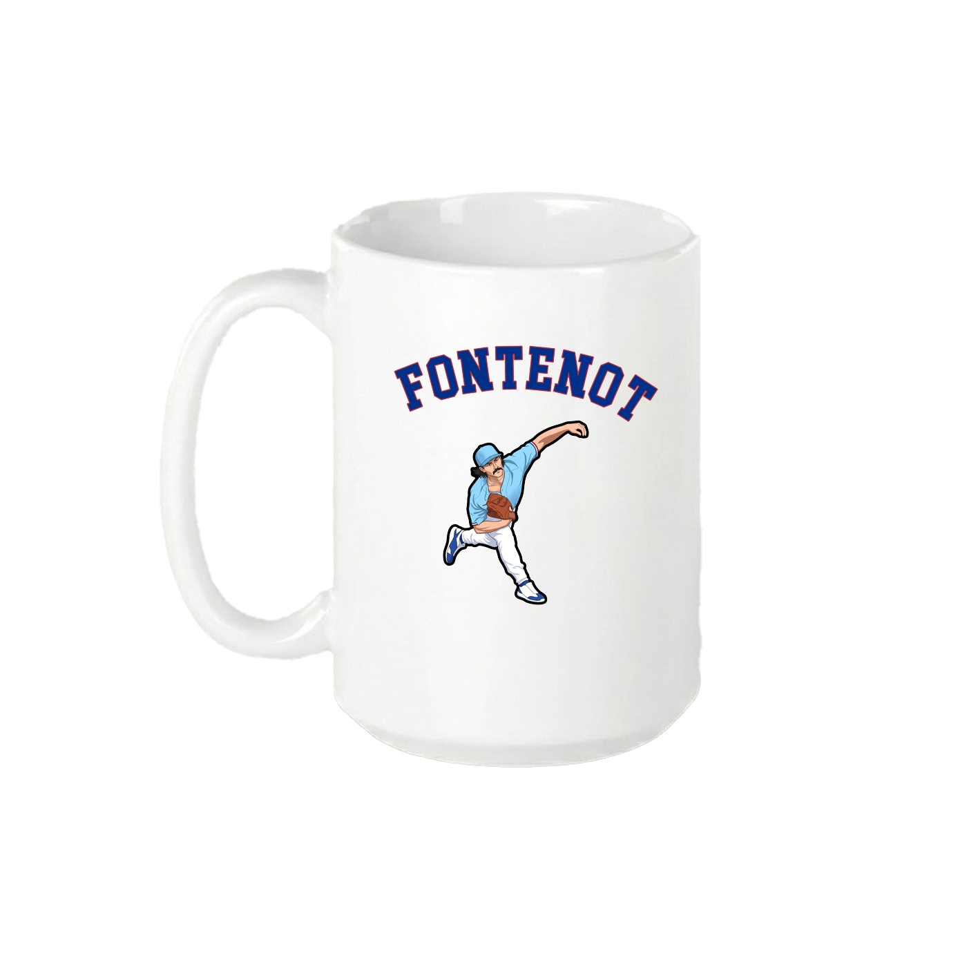 15oz Coffee Mug — Shirsey Arch in White