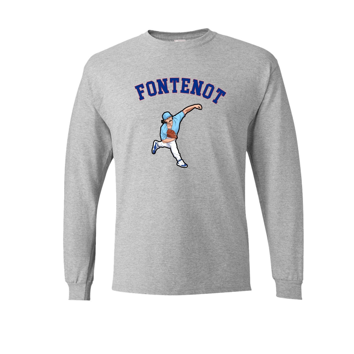 Long Sleeve Tee — Shirsey Arch in Grey