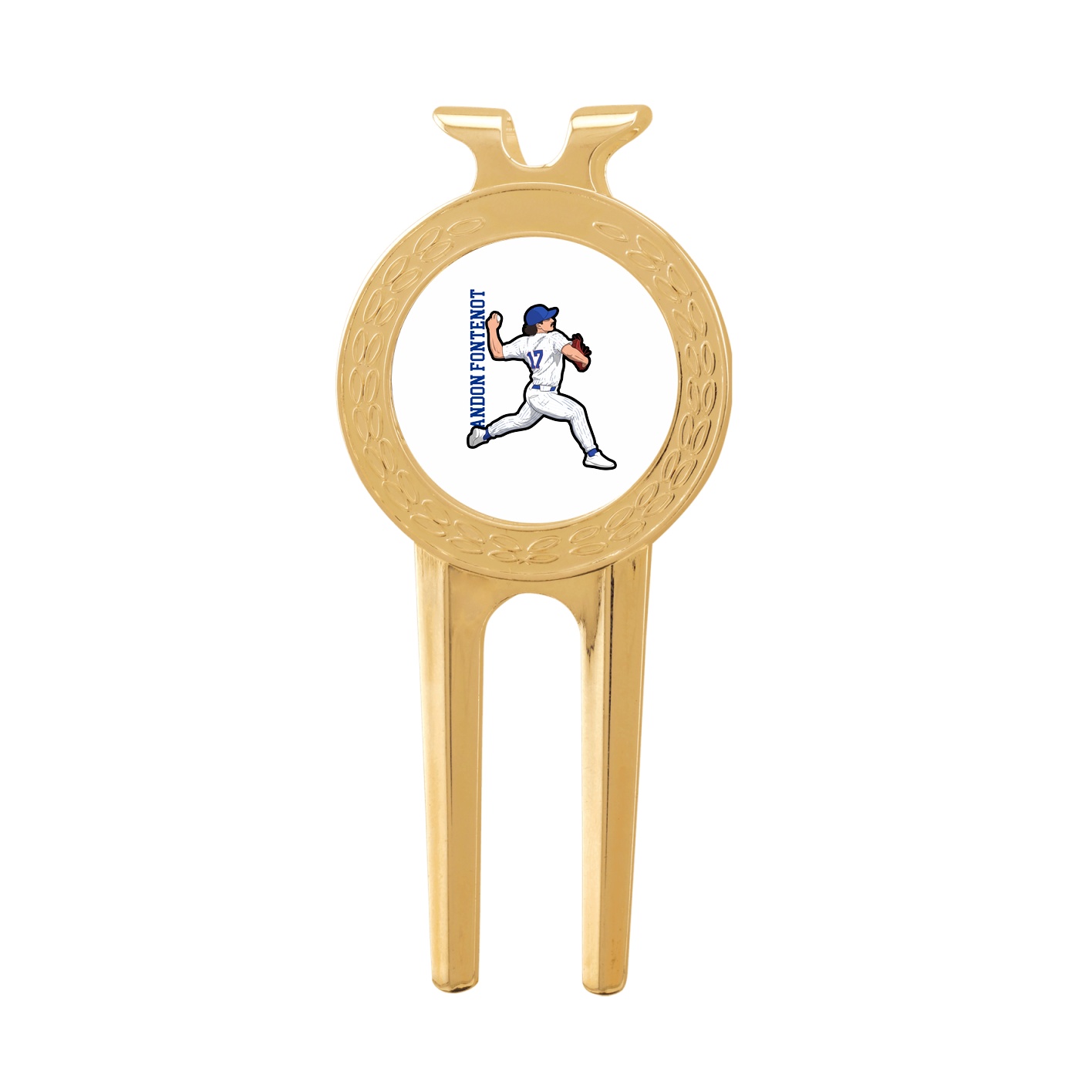 Divot Tool with Ball Marker — Name Vertical in Classic