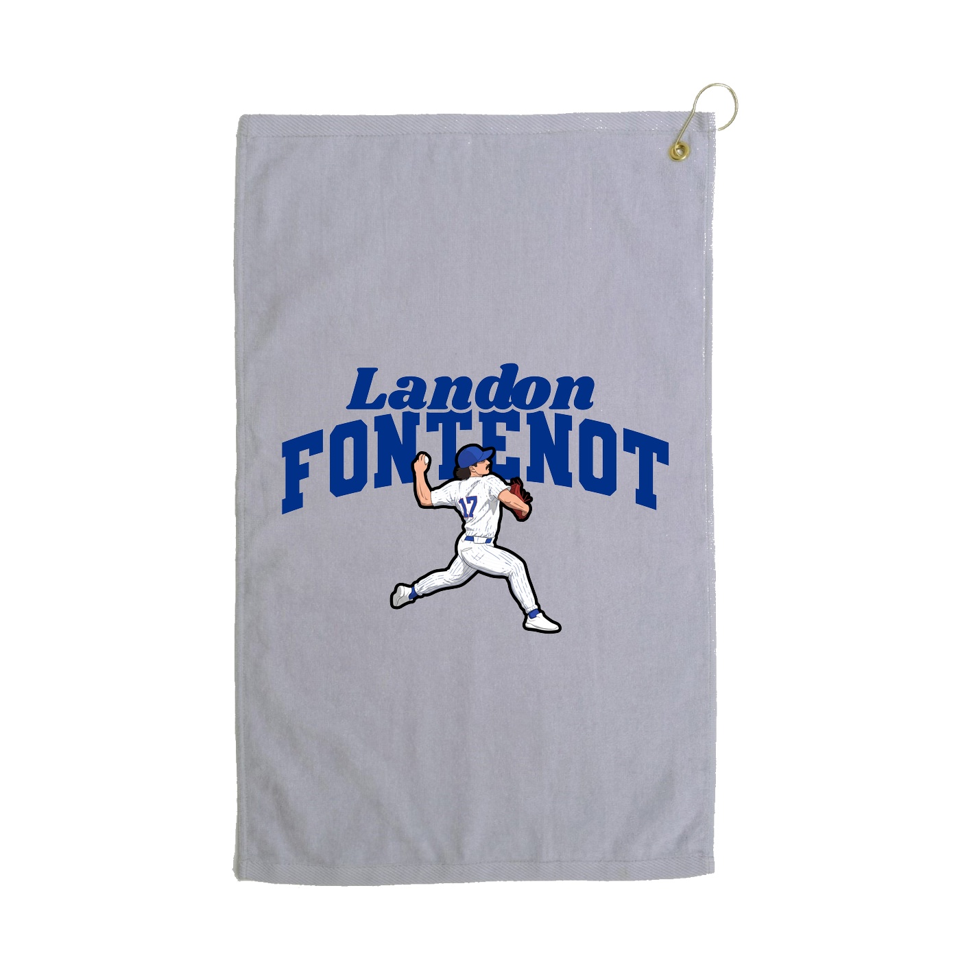 Golf Towel — Signature Arch in Grey