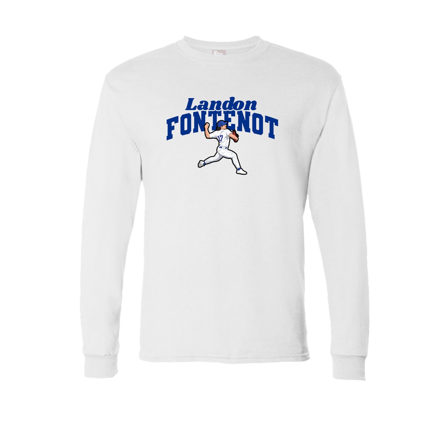Long Sleeve Tee — Signature Arch in White