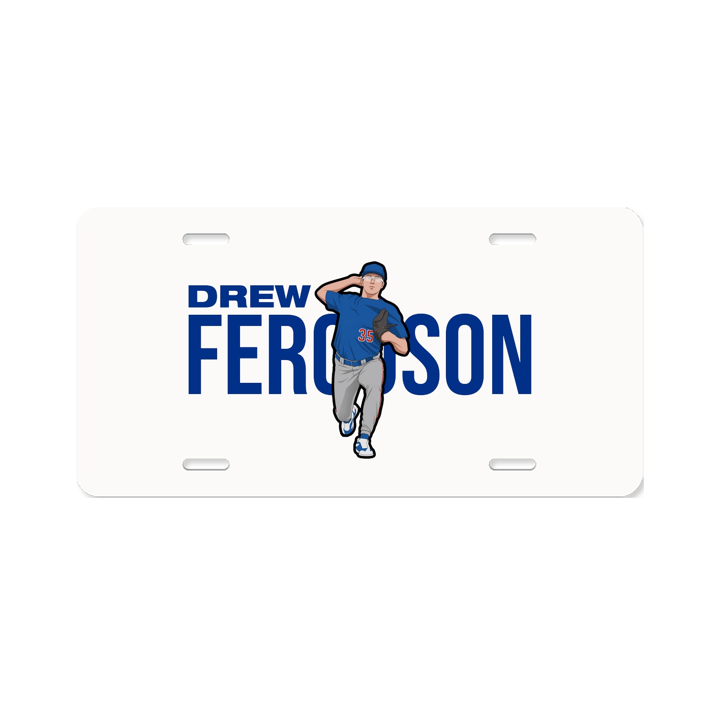 License Plate — Player Name in Classic