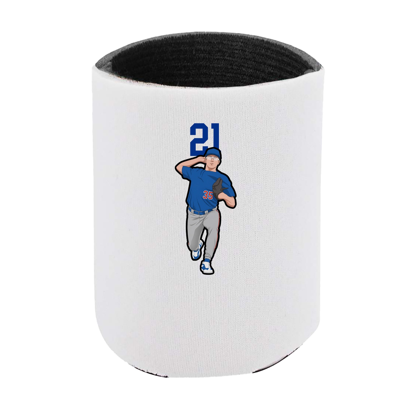 Can Holder — Number Top in White
