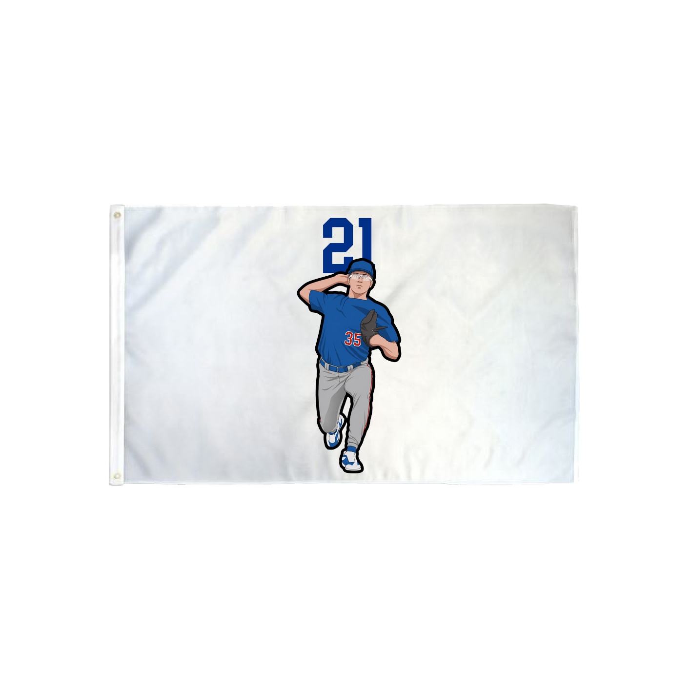 3x5 Flag — Number Top in Classic