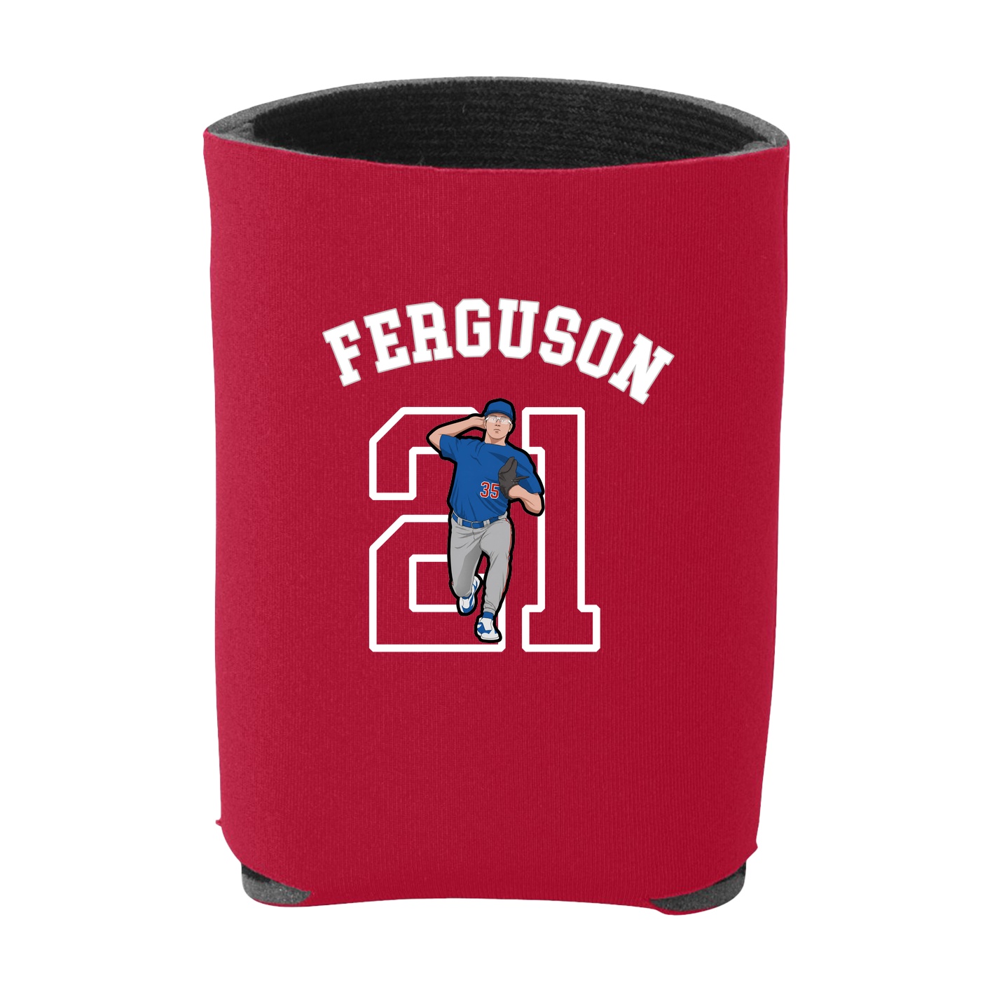 Can Holder — Shirsey Arch in Red