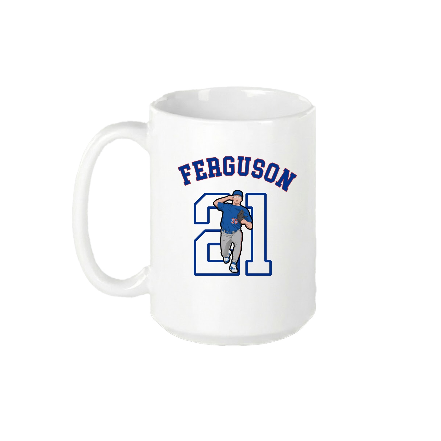 15oz Coffee Mug — Shirsey Arch in White